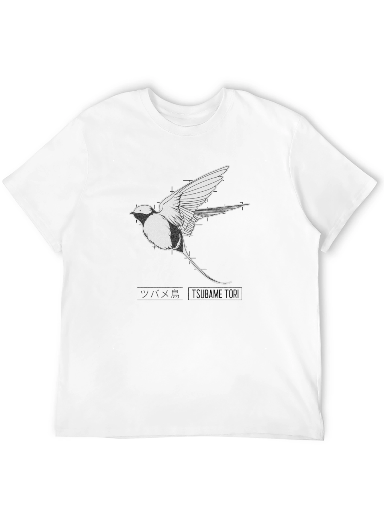 Black Bird Graphic Tee - Stylish Mens Casual Top