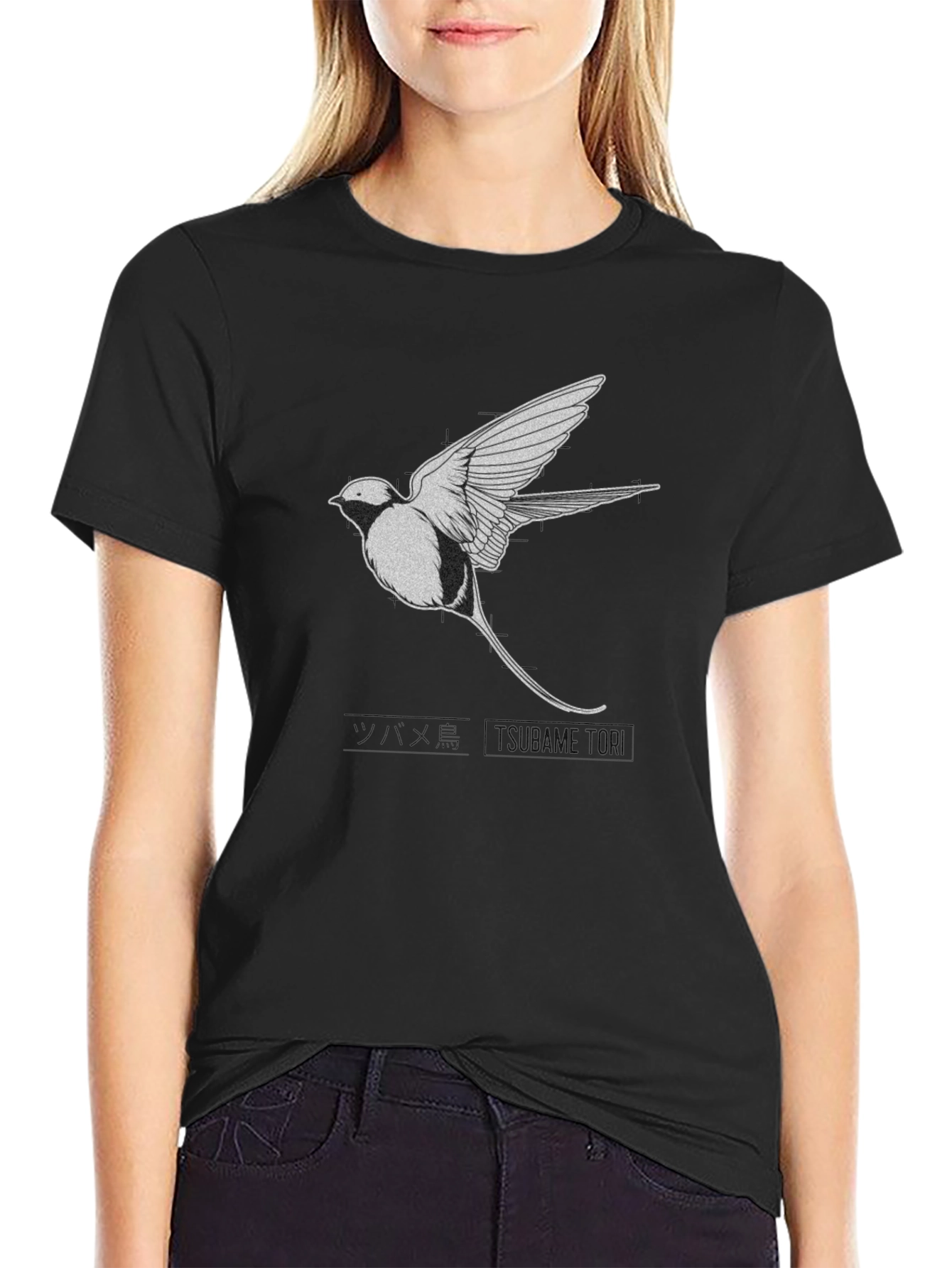 Black Bird Graphic Tee - Stylish Mens Casual Top