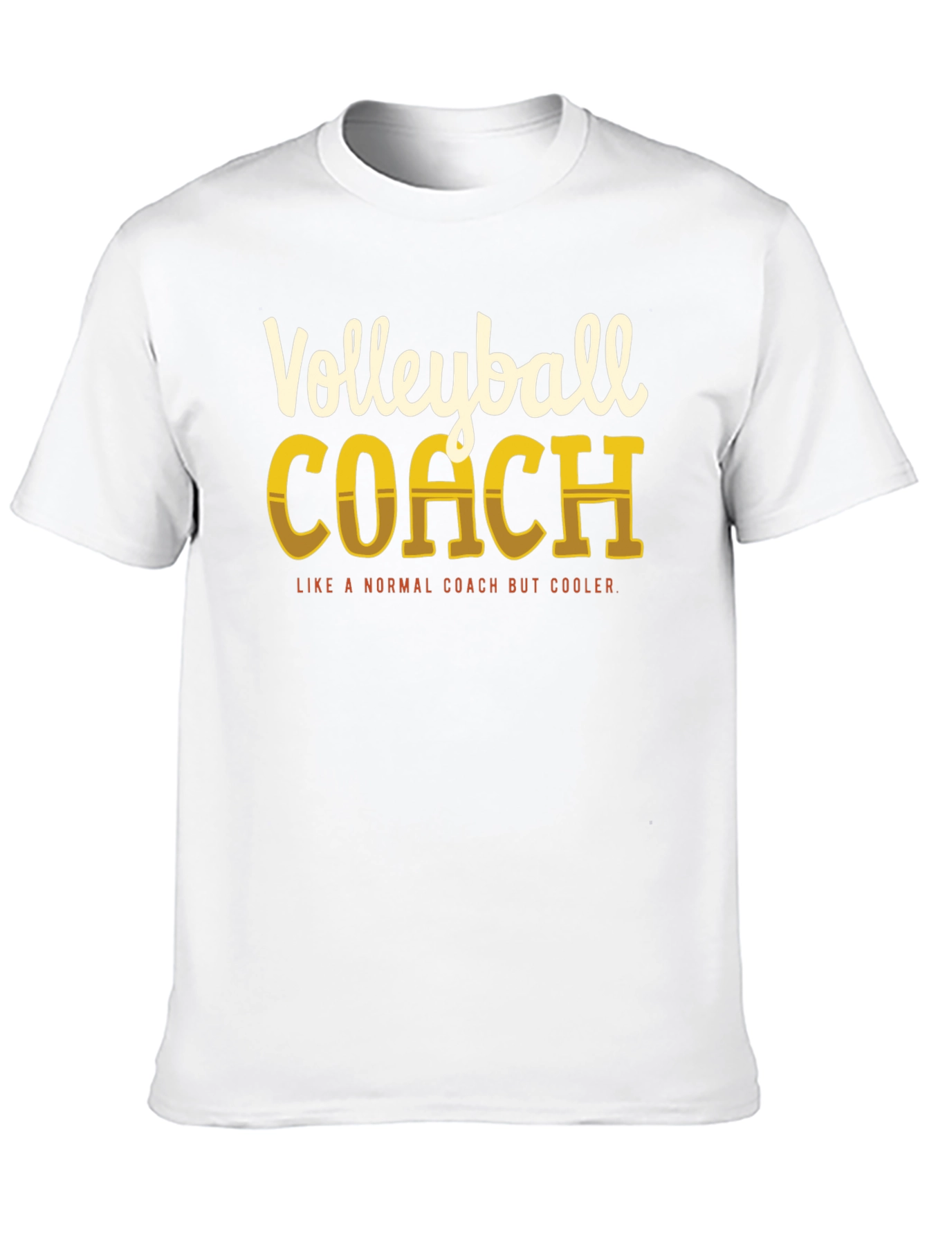 Volleyball Coach Graphic T-Shirt