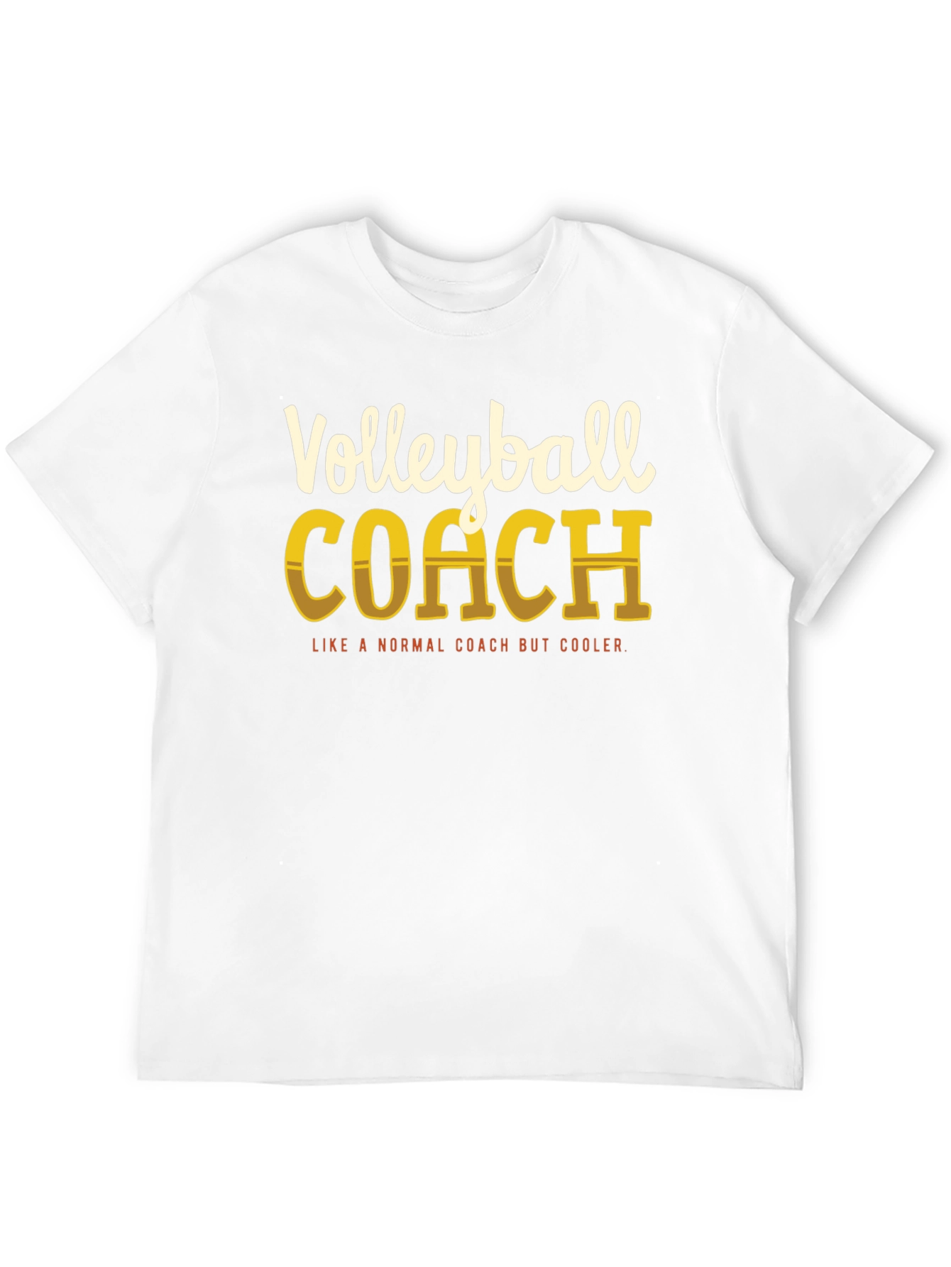 Volleyball Coach Graphic T-Shirt