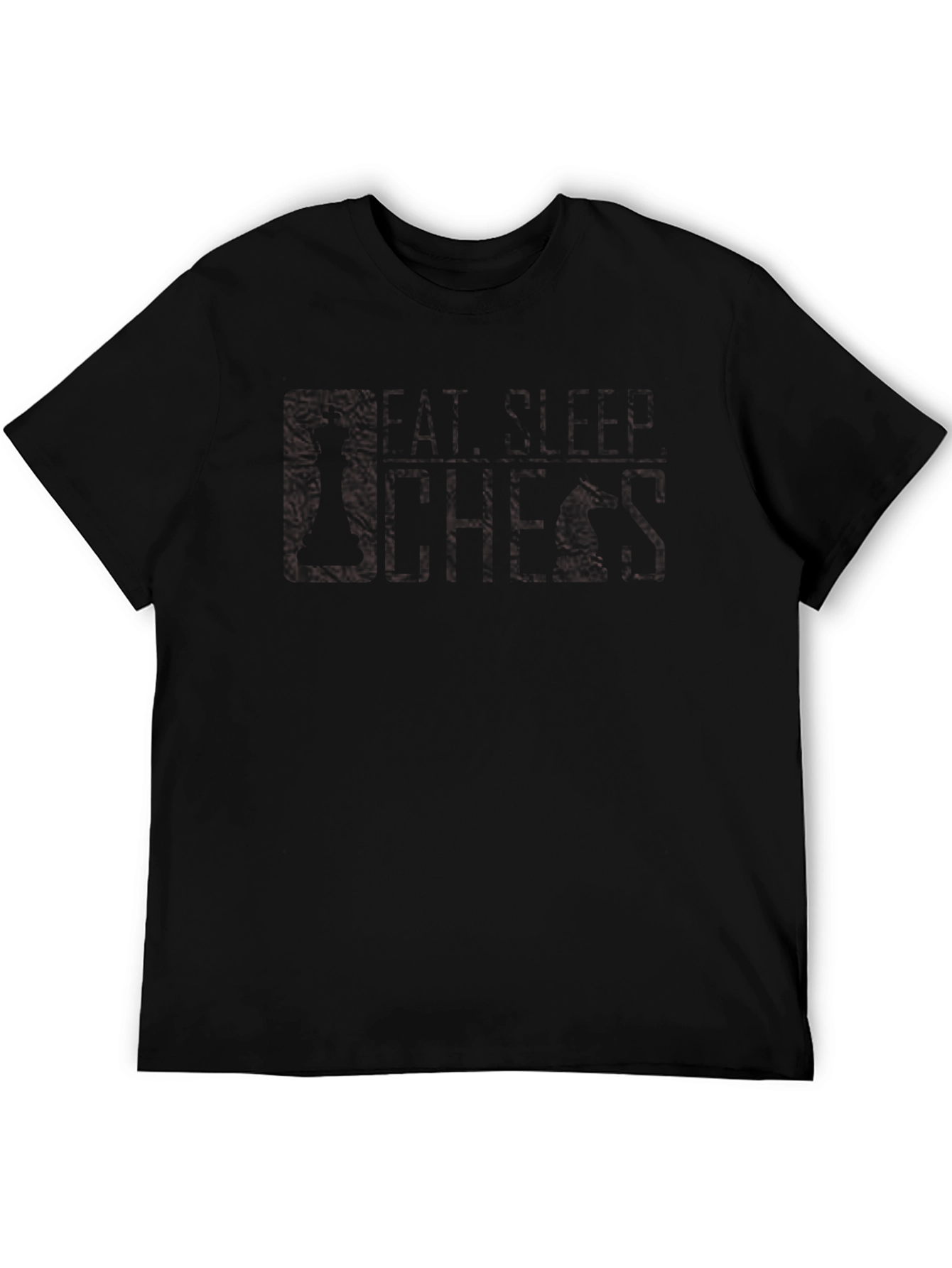 Classic Solid Black Crew Neck T-Shirt