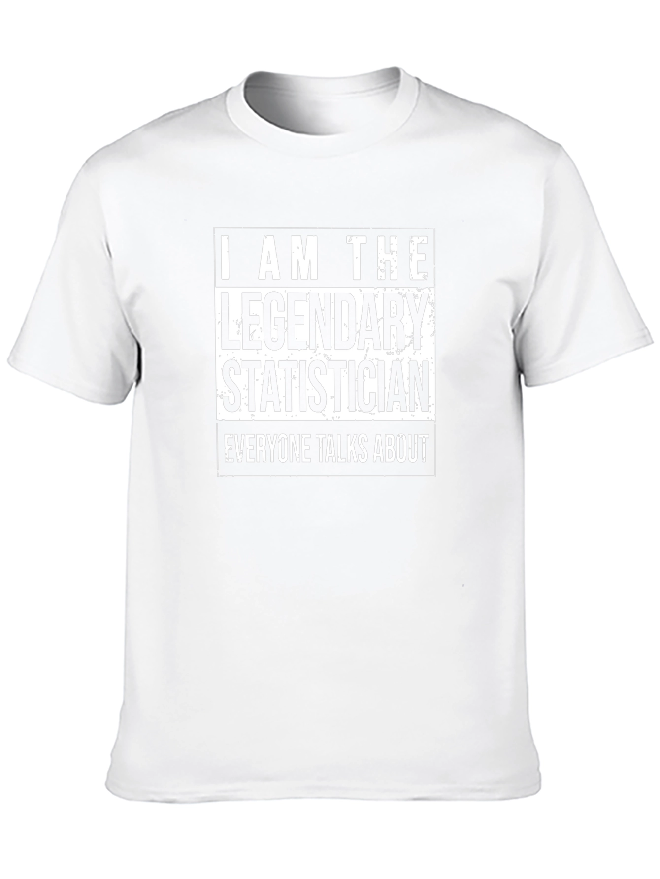 Legendary Statistician Black T-Shirt - Data Science Humor