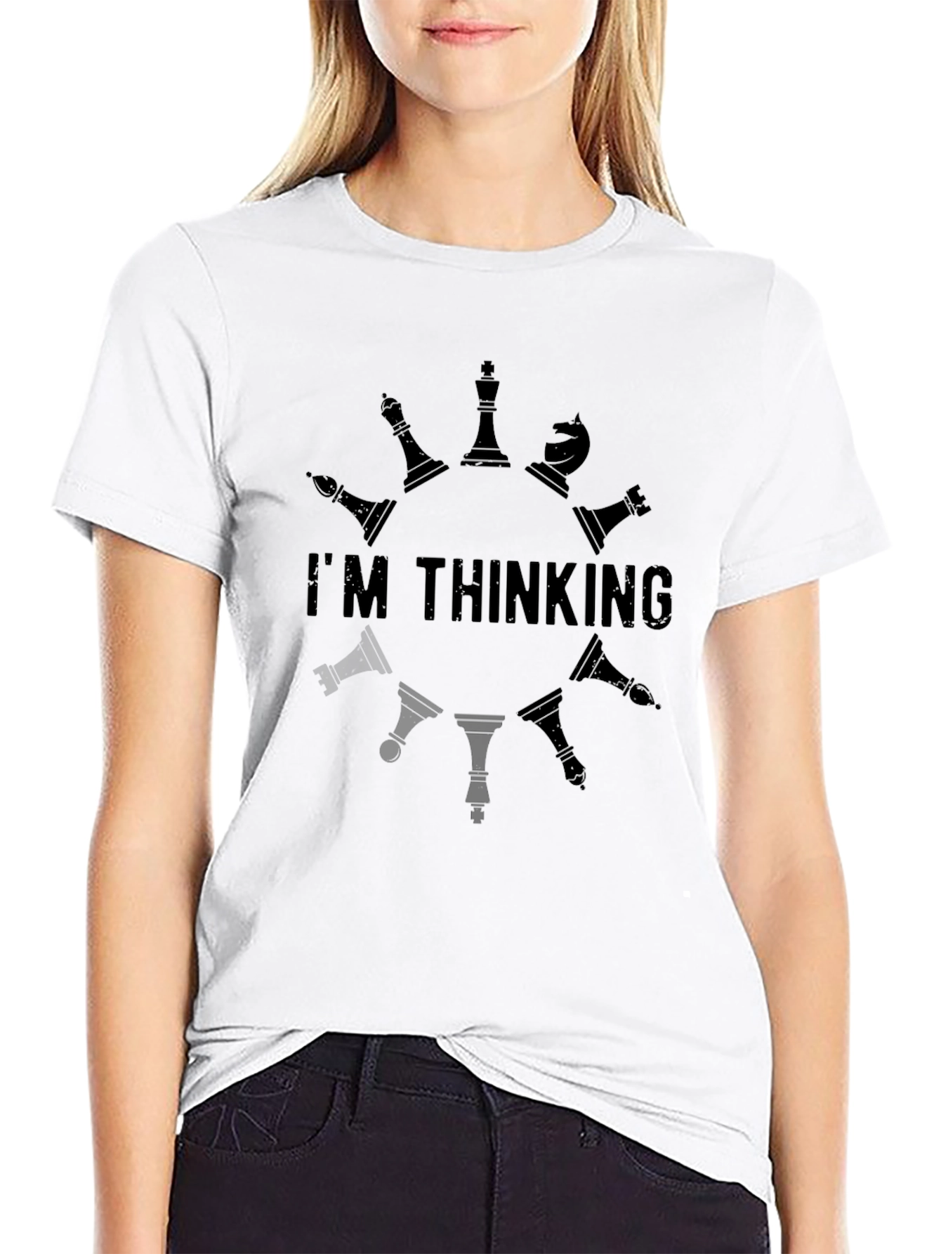 Chess Lover Graphic Tee - Im Thinking Design