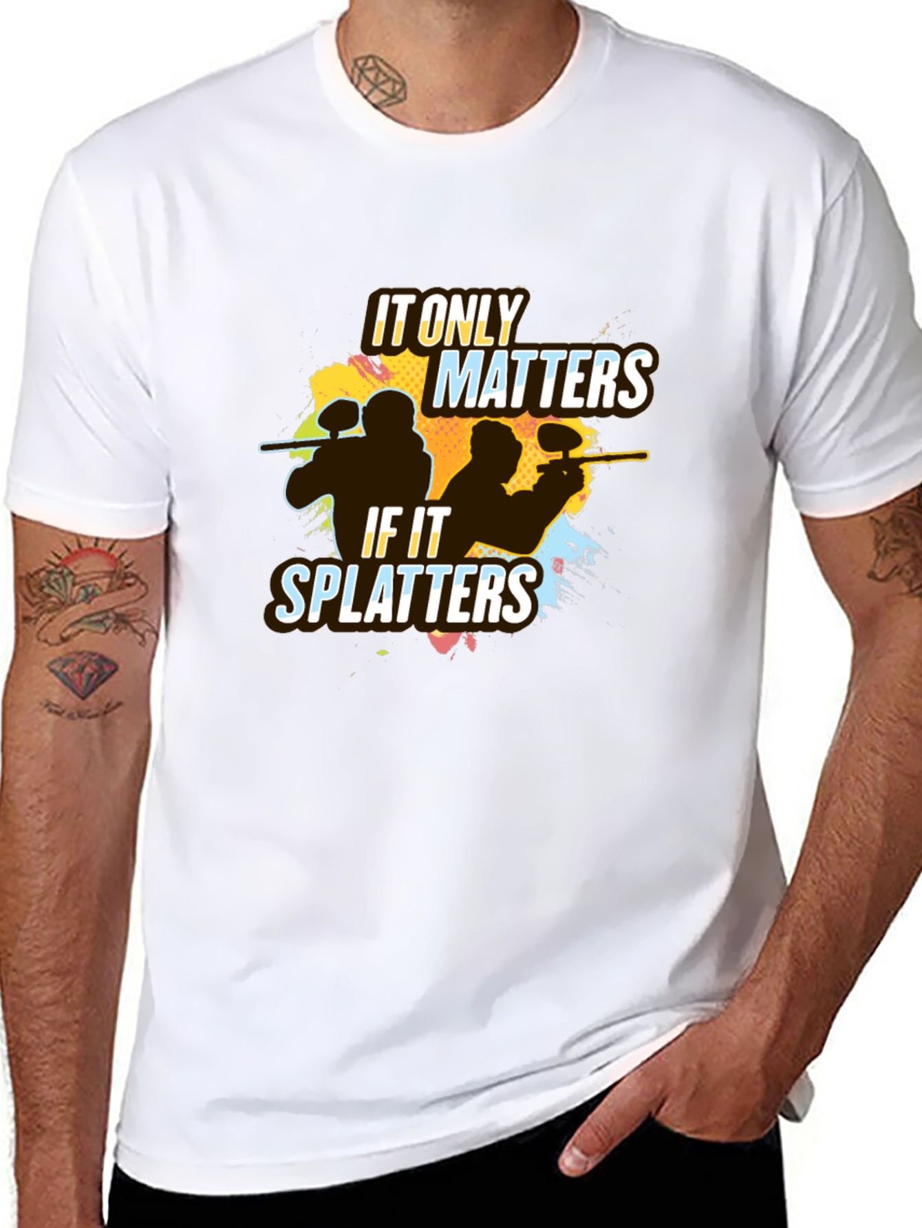 Paintball Matters T-Shirt - Splatter Design