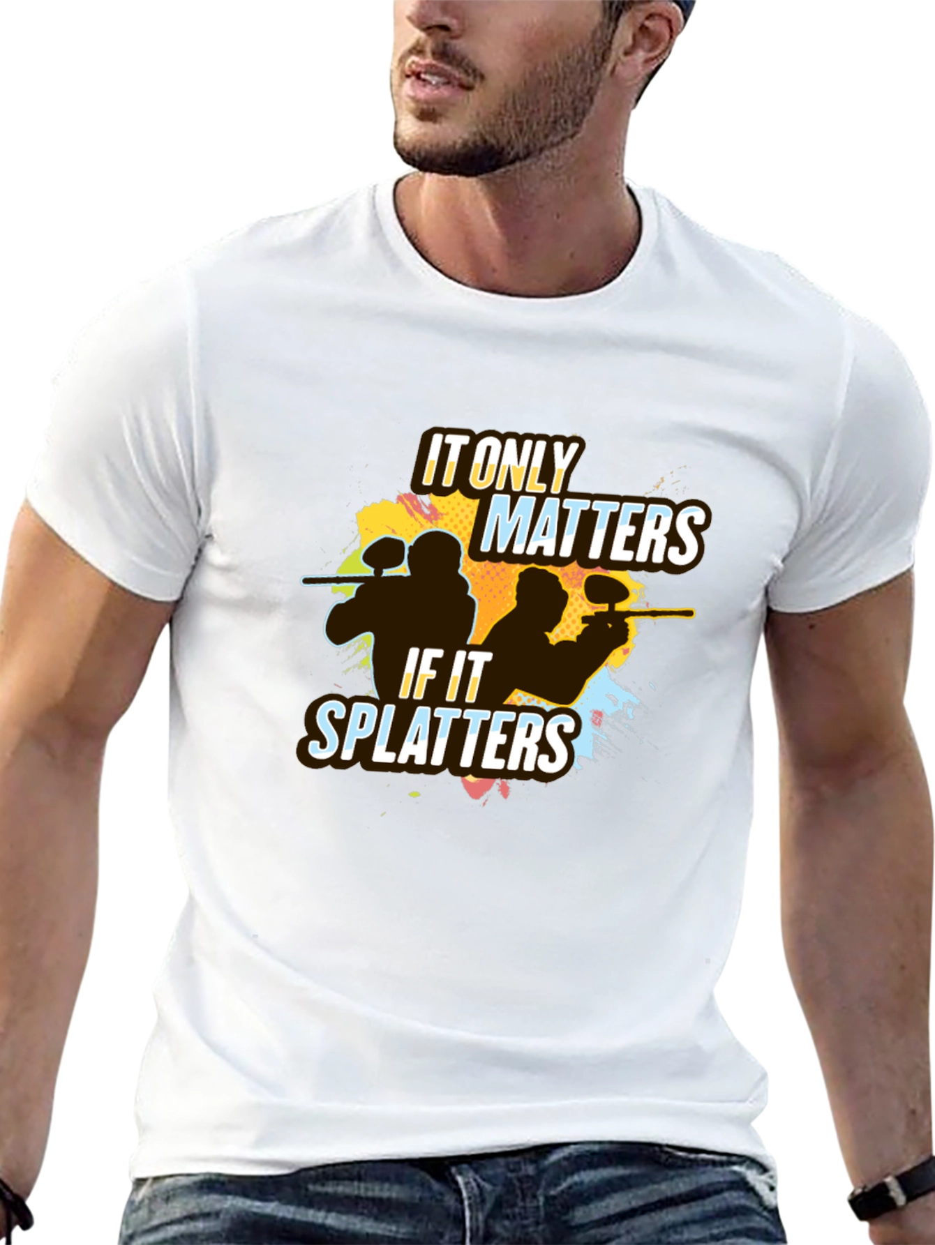 Paintball Matters T-Shirt - Splatter Design
