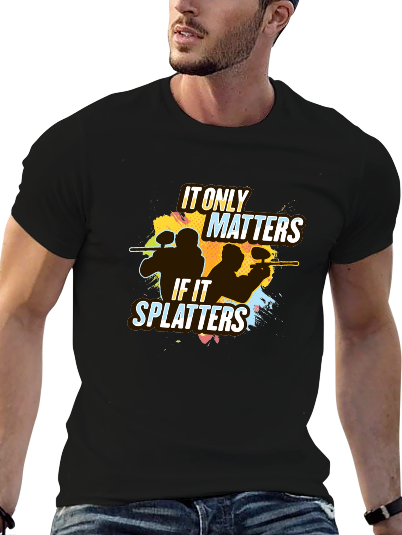 Paintball Matters T-Shirt - Splatter Design