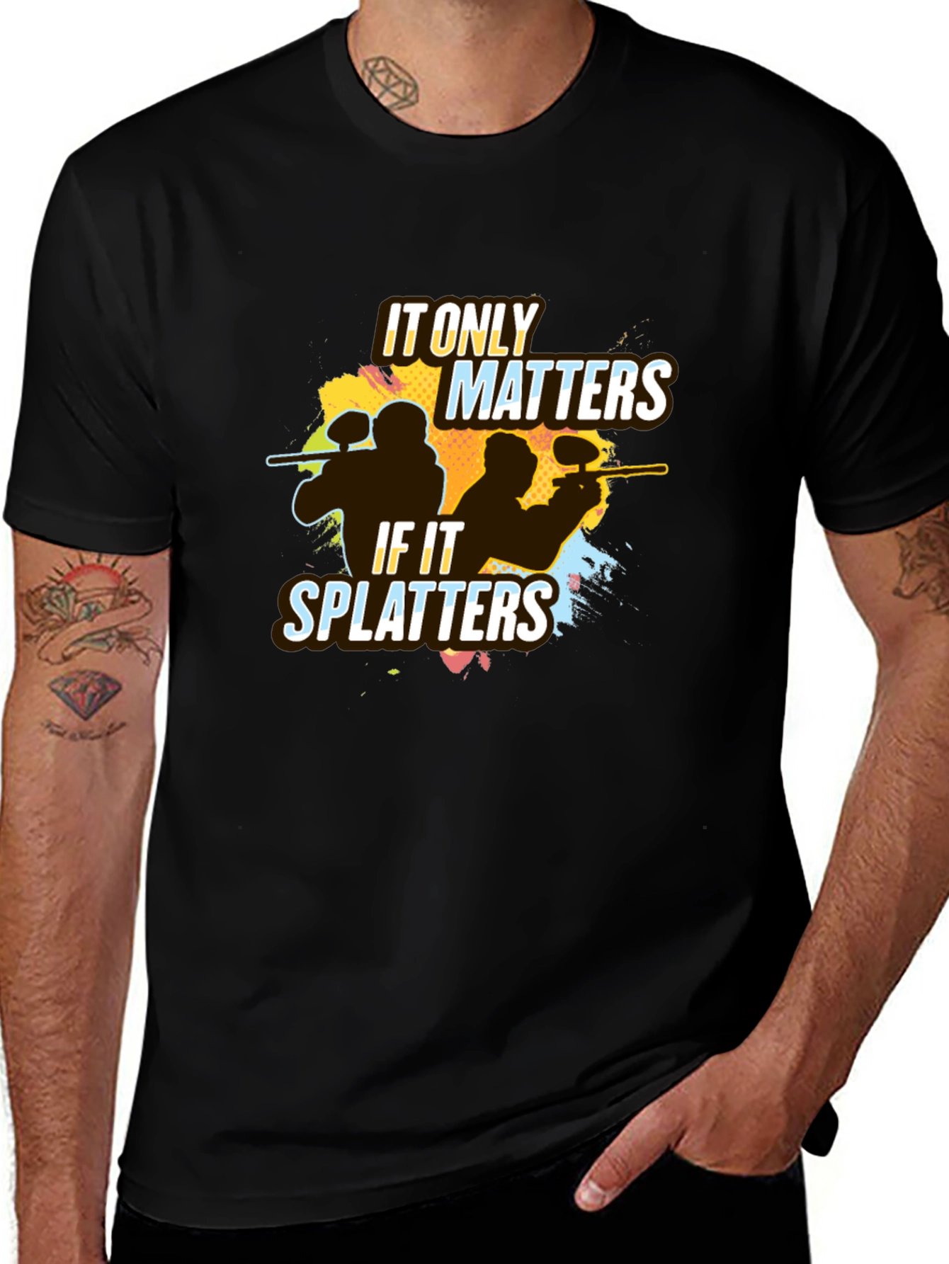 Paintball Matters T-Shirt - Splatter Design