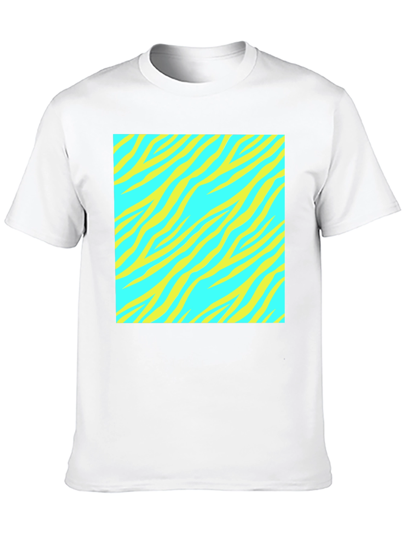 Vibrant Zebra Striped Tee - Stand Out Style!
