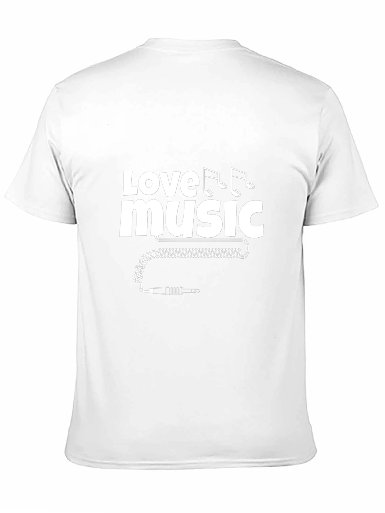 Love Music Black Graphic Tee