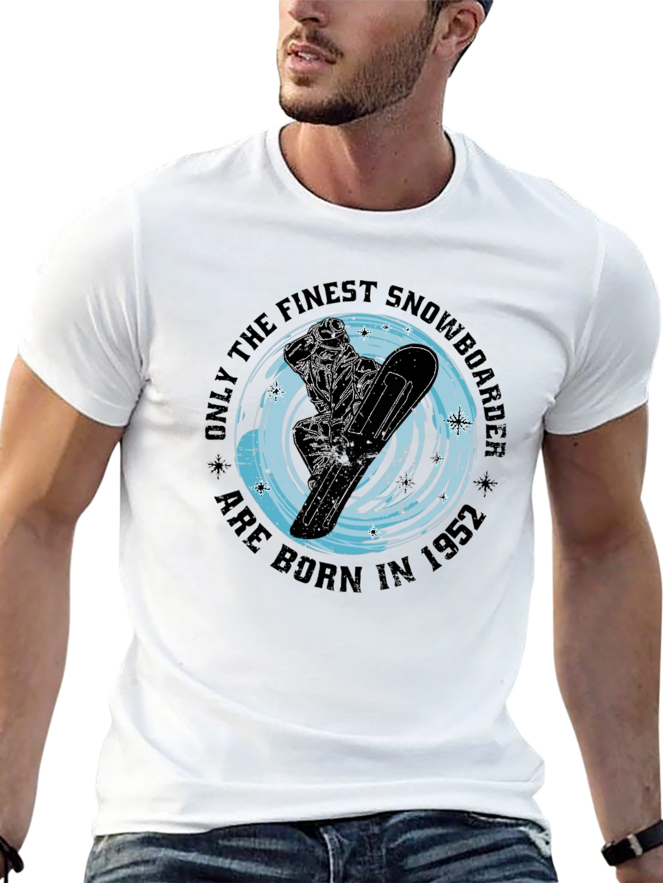 Finest Snowboarder Born in 1952 T-Shirt