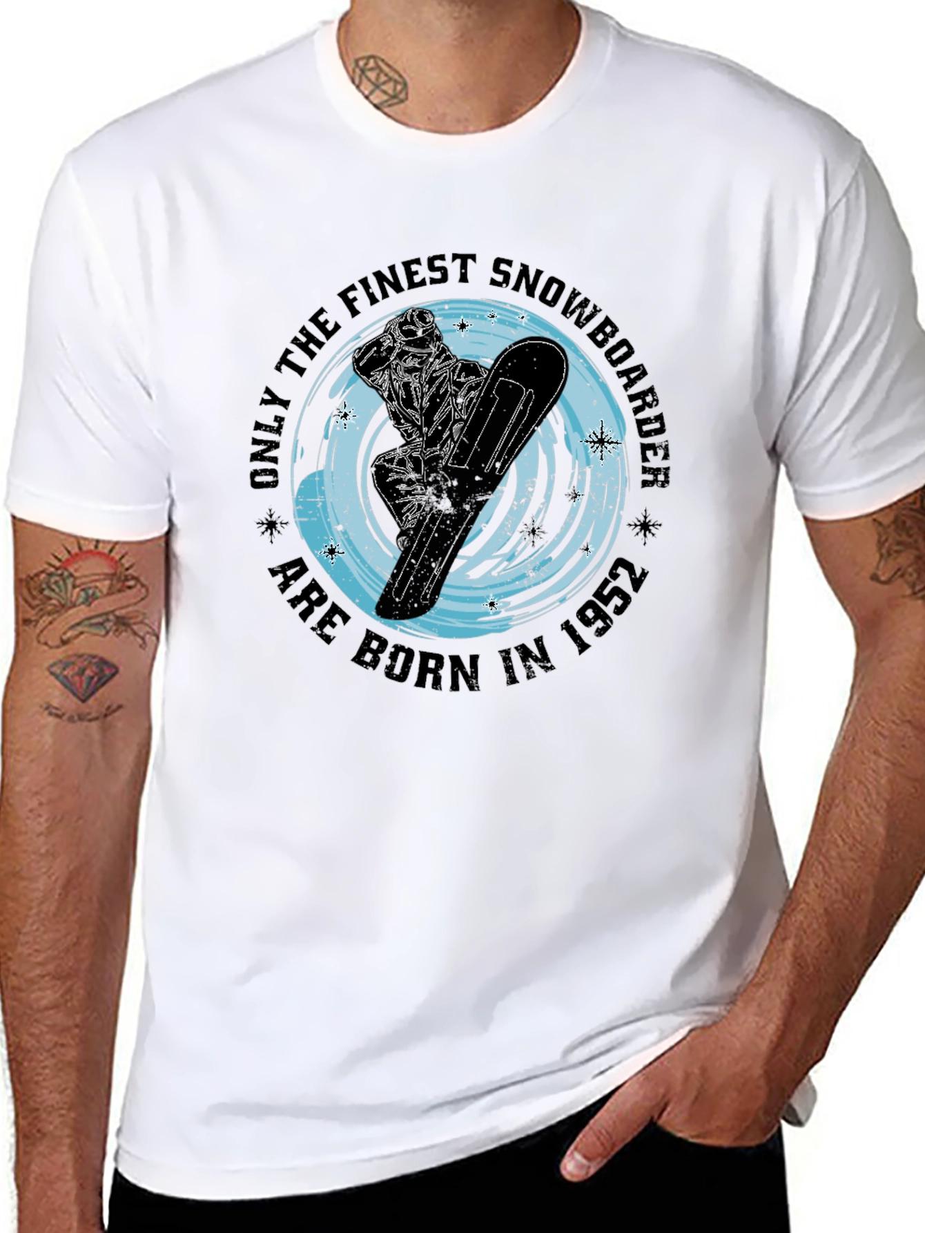 Finest Snowboarder Born in 1952 T-Shirt