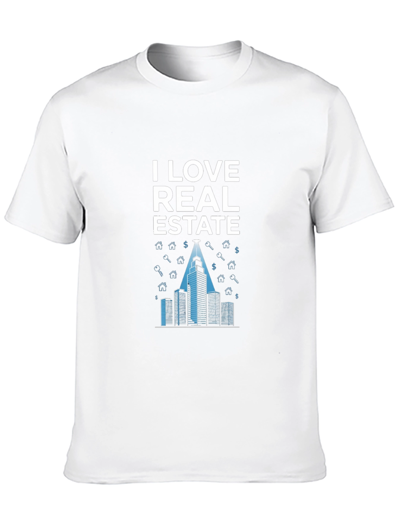 I Love Real Estate T-Shirt - Modern Building Design