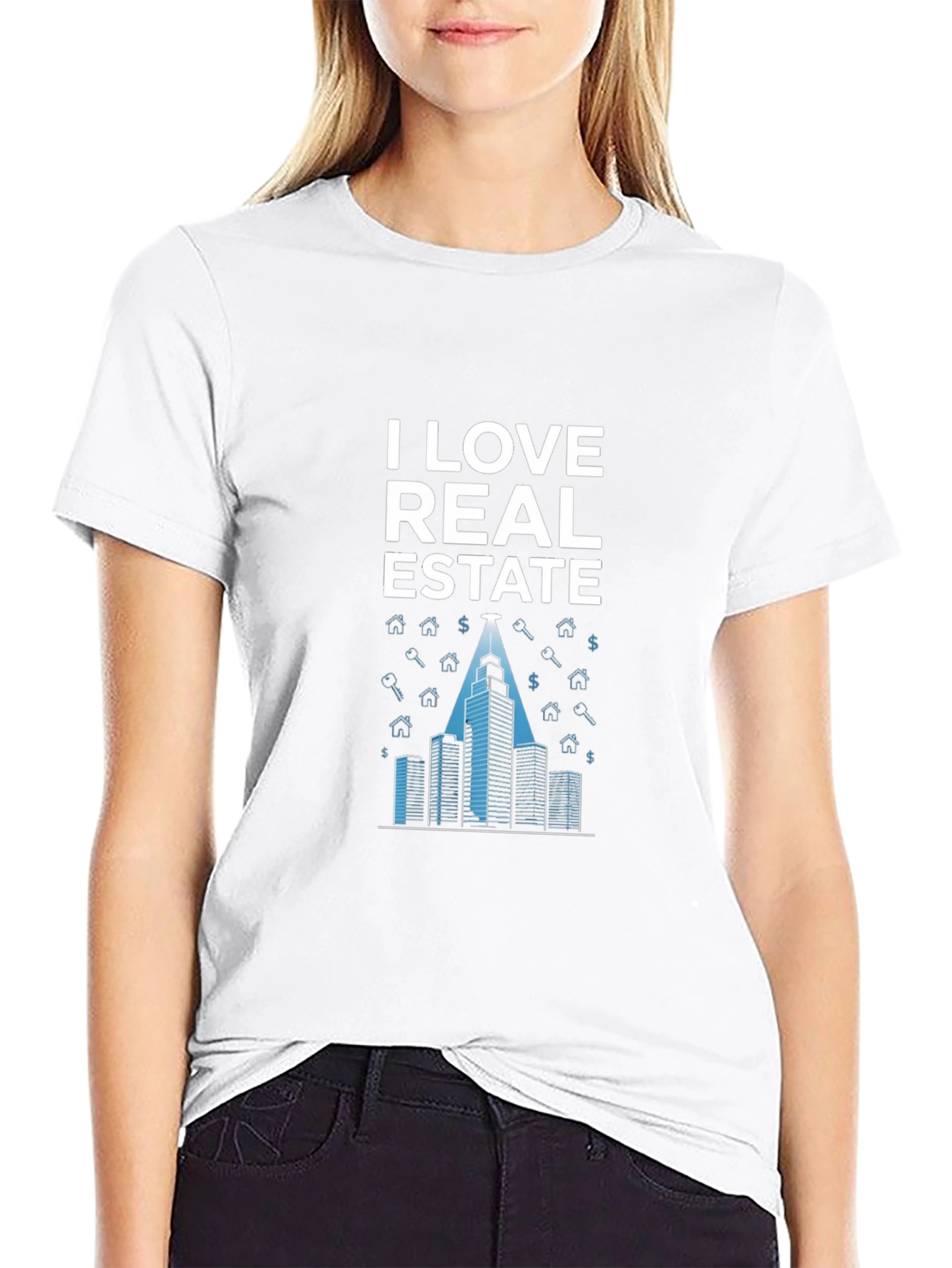 I Love Real Estate T-Shirt - Modern Building Design