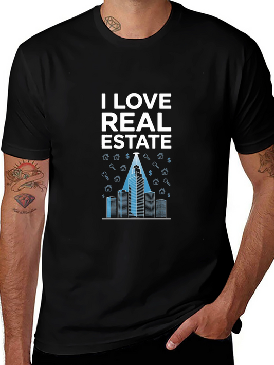 I Love Real Estate T-Shirt - Modern Building Design