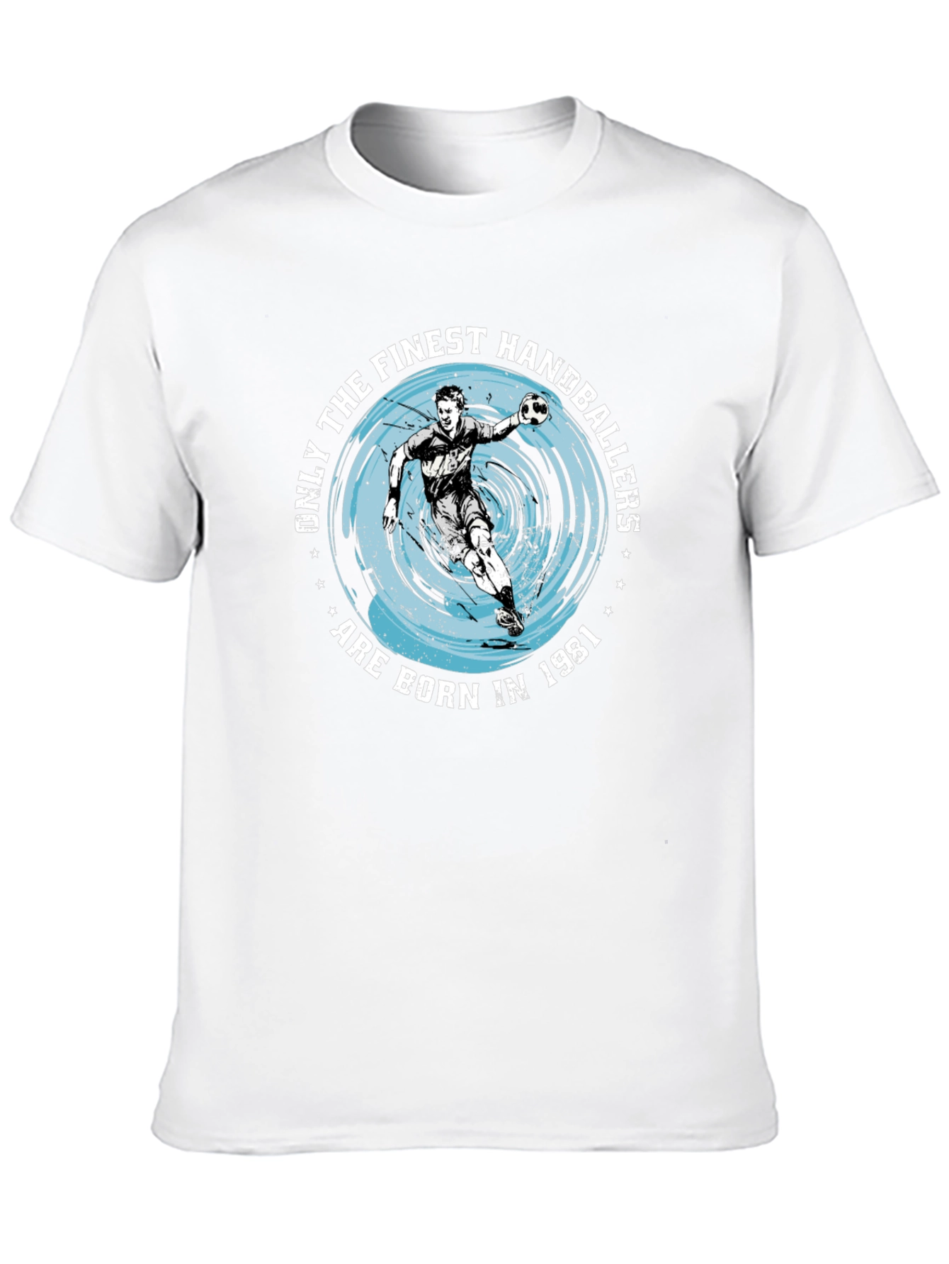 Finest Handballers Born in 1981 Black T-Shirt