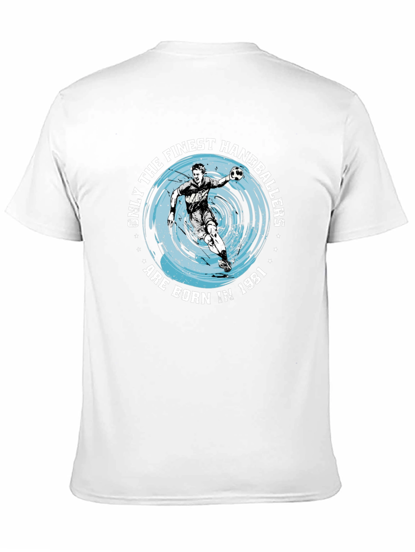 Finest Handballers Born in 1981 Black T-Shirt