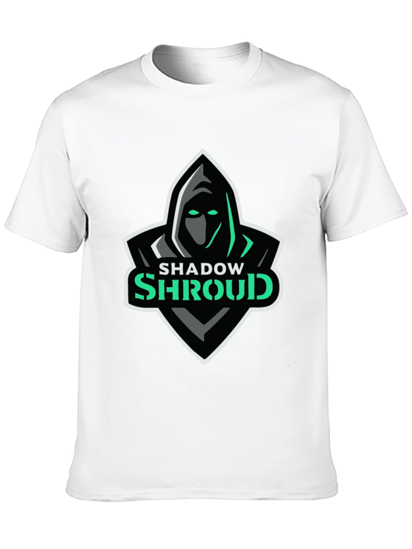 Shadow Shroud Graphic Tee - Black Cotton Blend