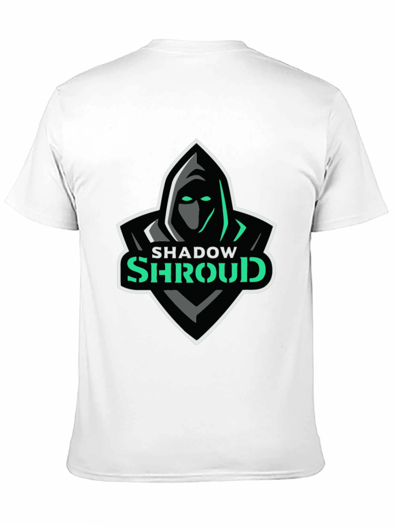 Shadow Shroud Graphic Tee - Black Cotton Blend