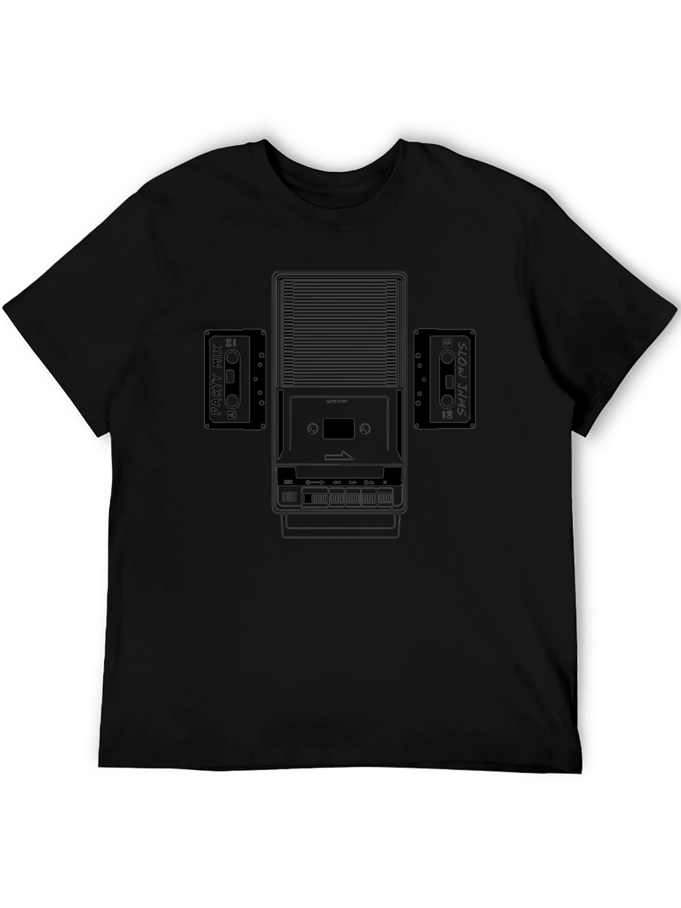 Retro Cassette Player Graphic Tee