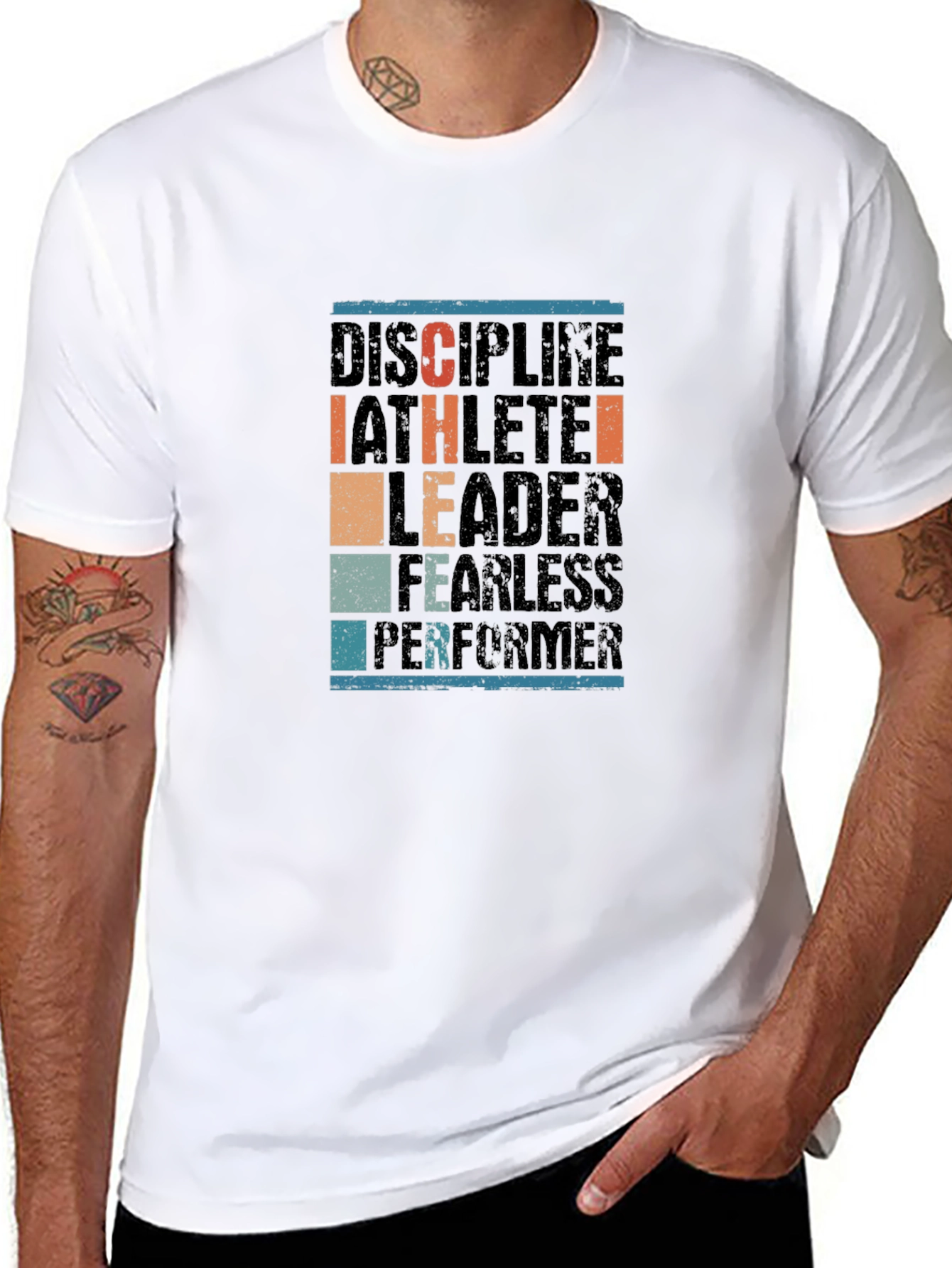 Disciplined Athlete T-Shirt - Black