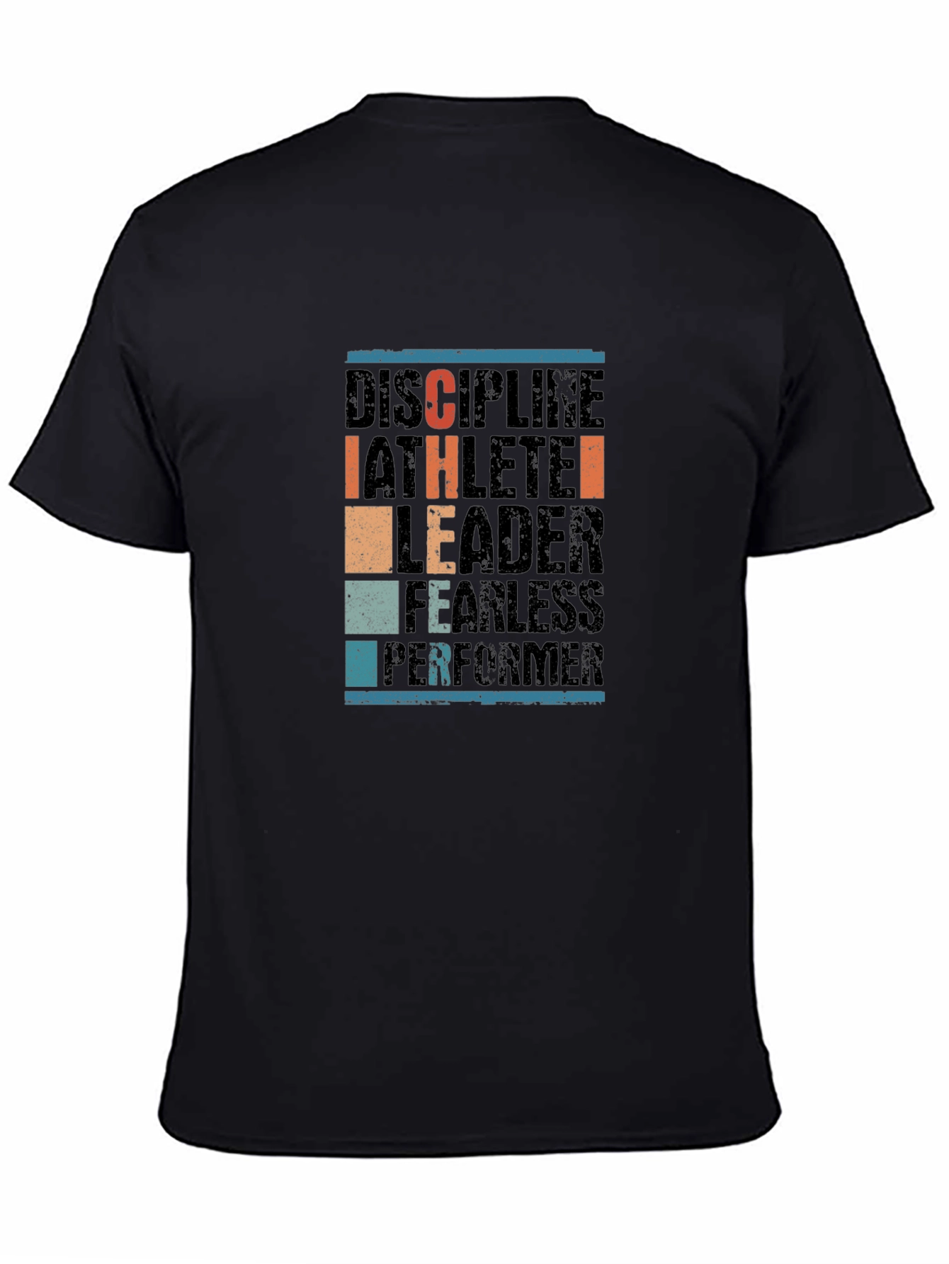Disciplined Athlete T-Shirt - Black