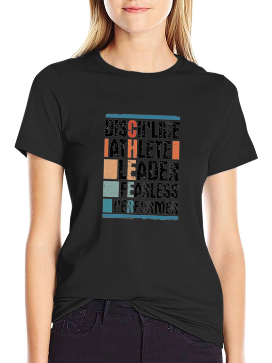 Disciplined Athlete T-Shirt - Black