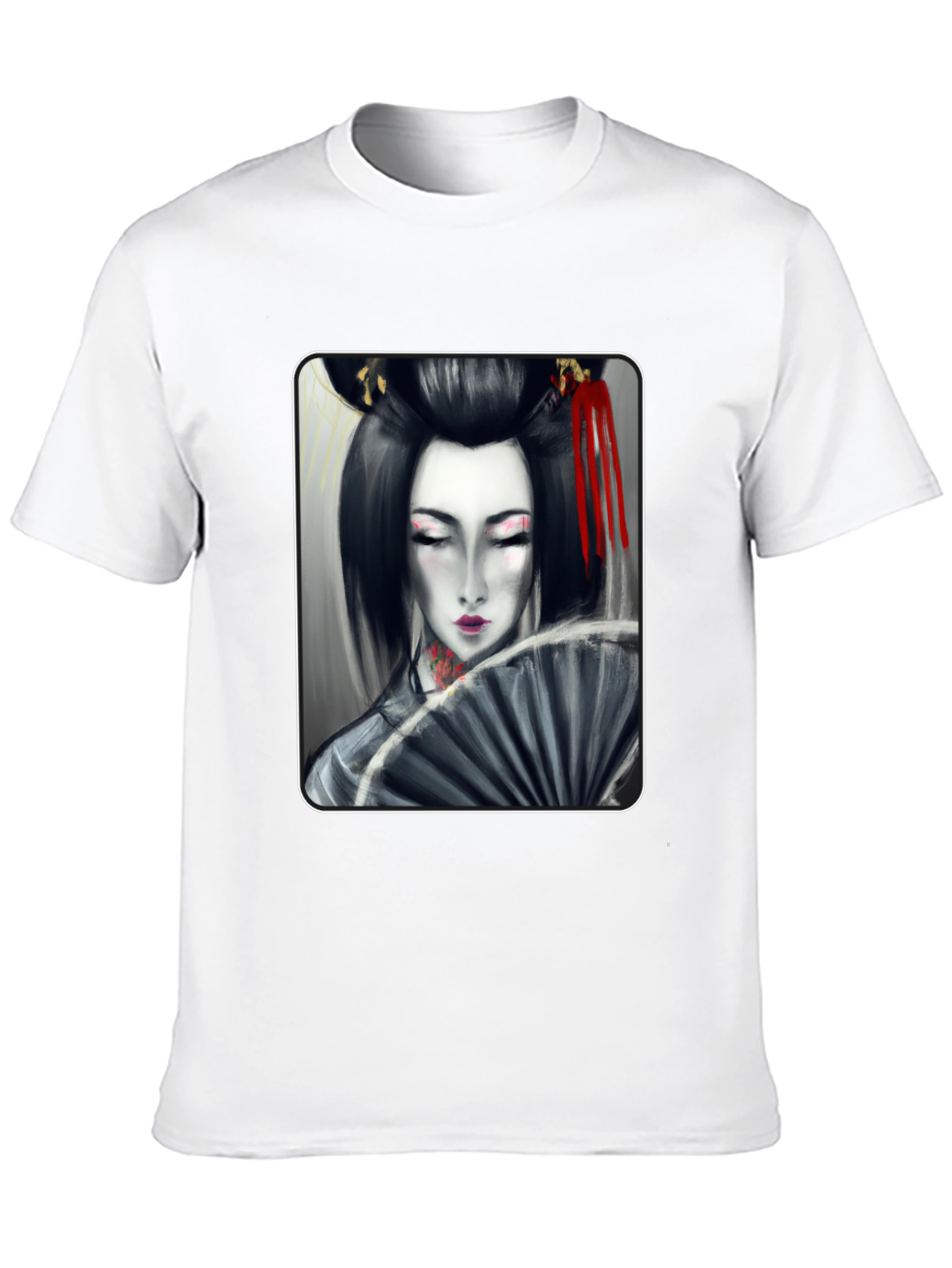Geisha Graphic Black T-Shirt