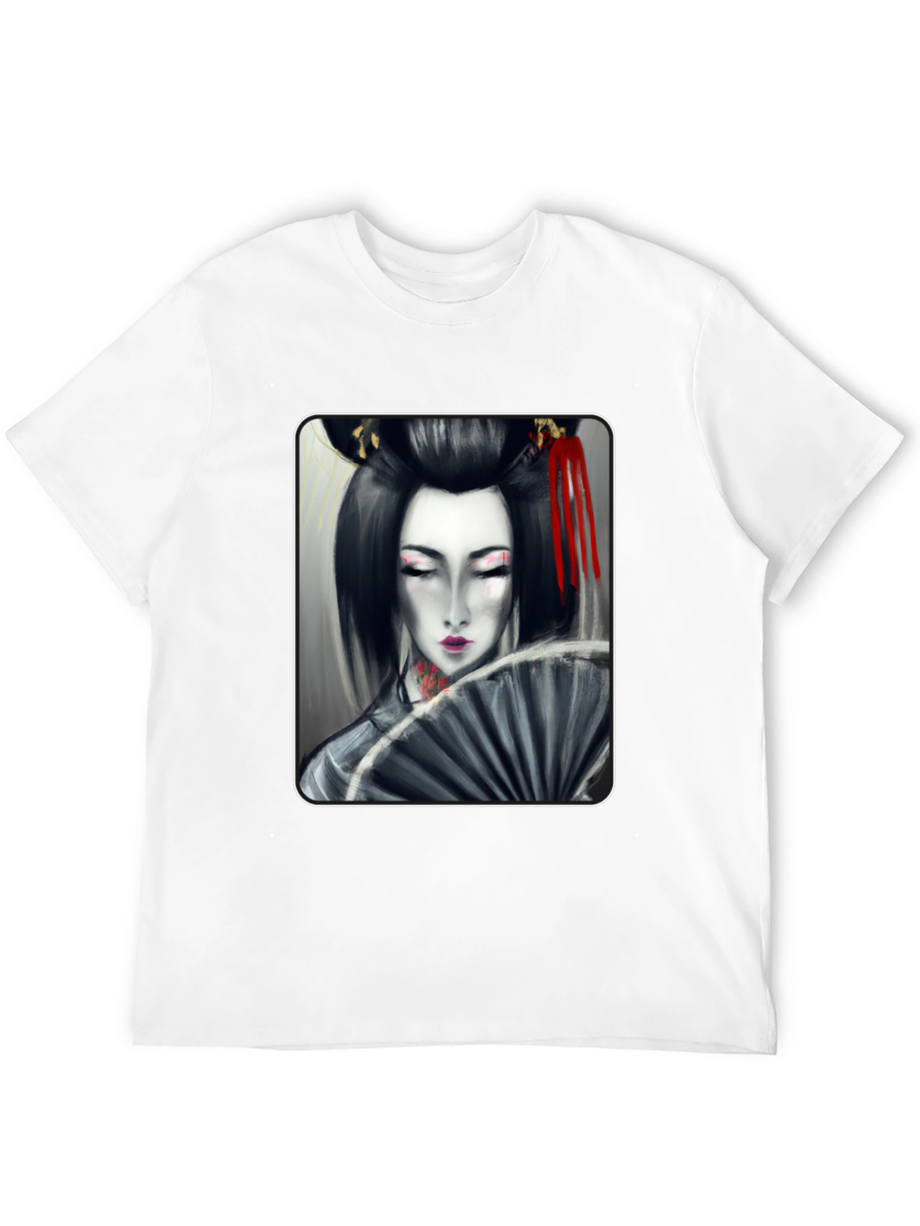 Geisha Graphic Black T-Shirt