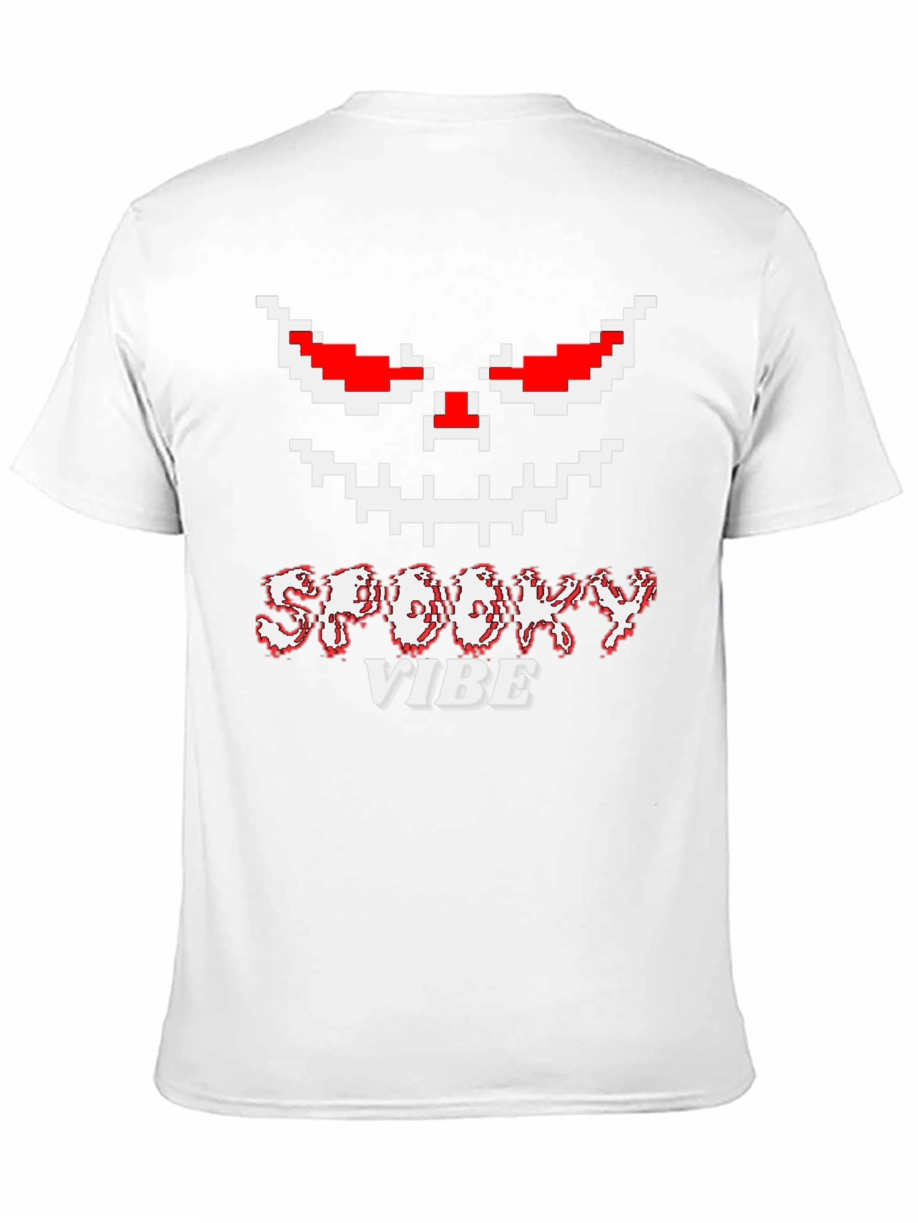 Spooky Vibe Halloween Pixelated T-Shirt
