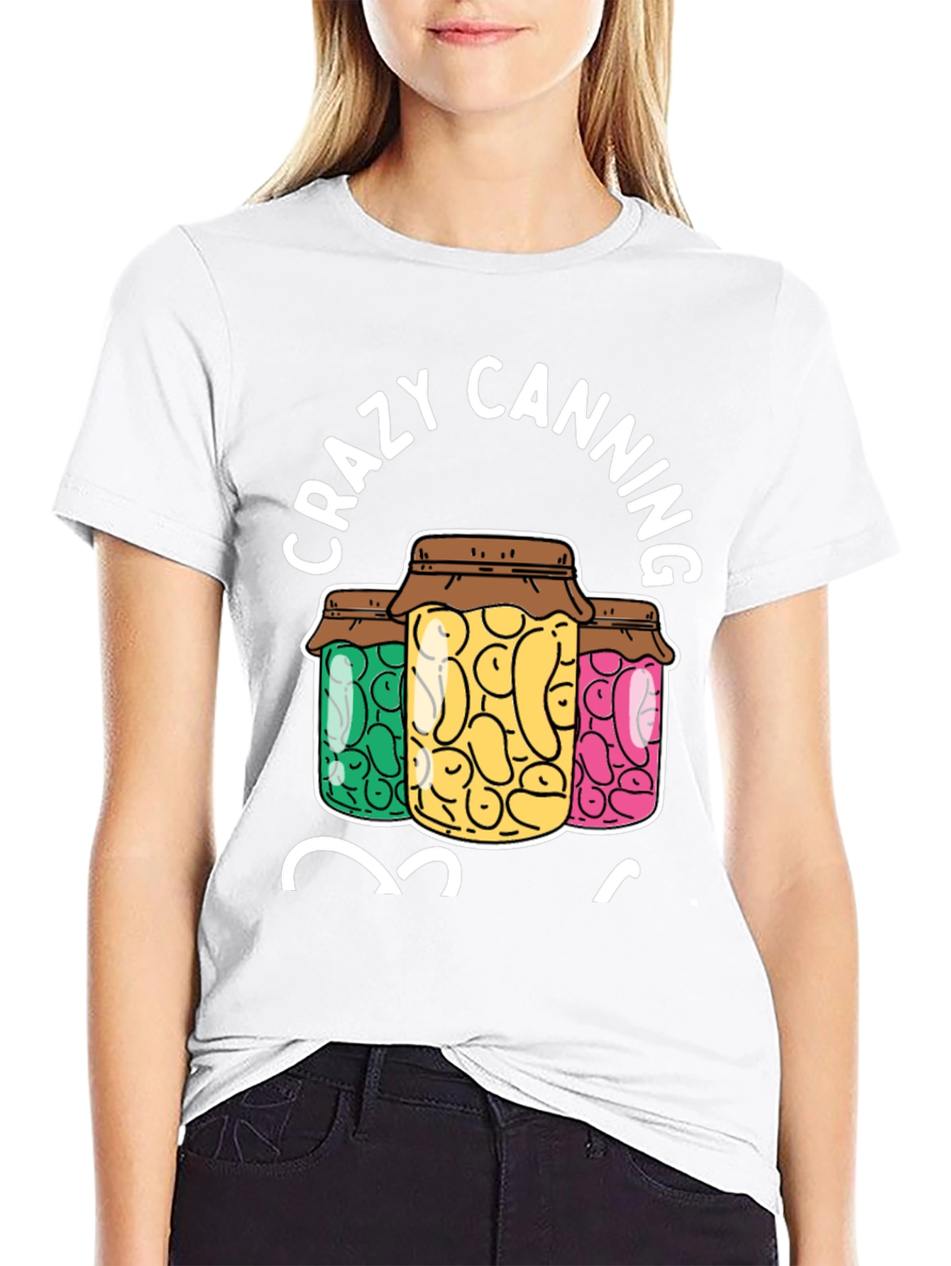 Crazy Canning T-Shirt - Canning Jars Graphic Tee