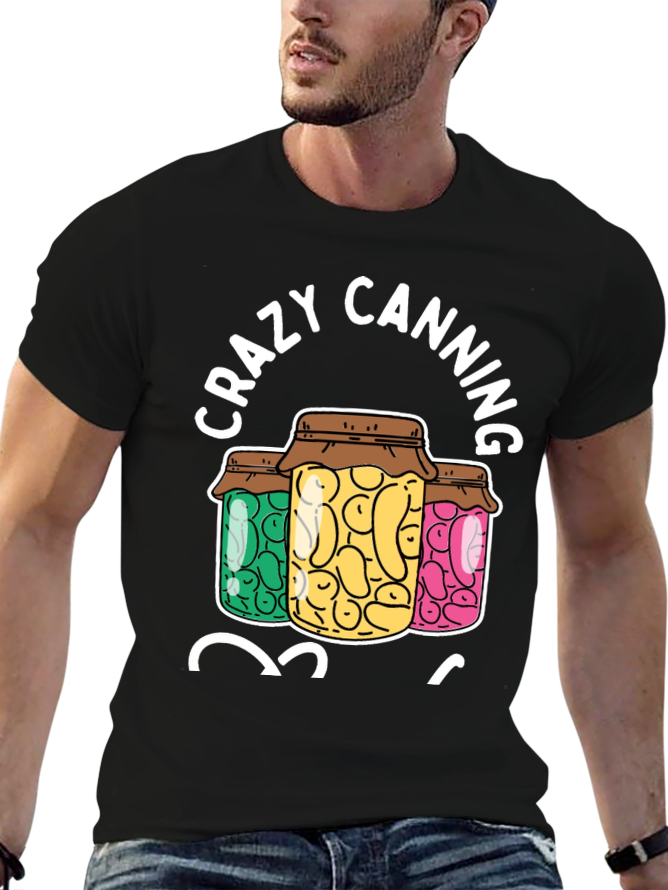 Crazy Canning T-Shirt - Canning Jars Graphic Tee