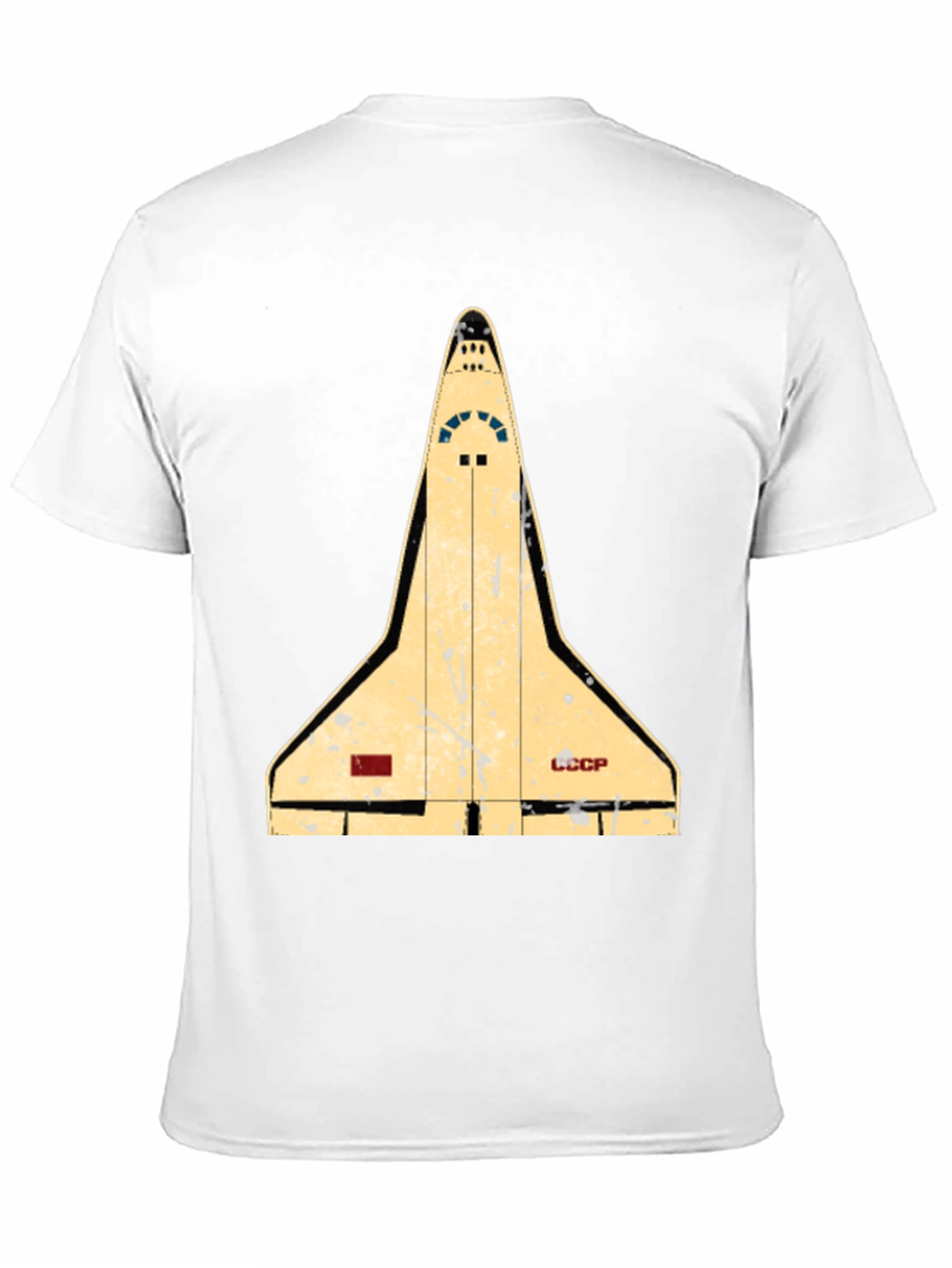 Retro Space Shuttle T-Shirt - Black