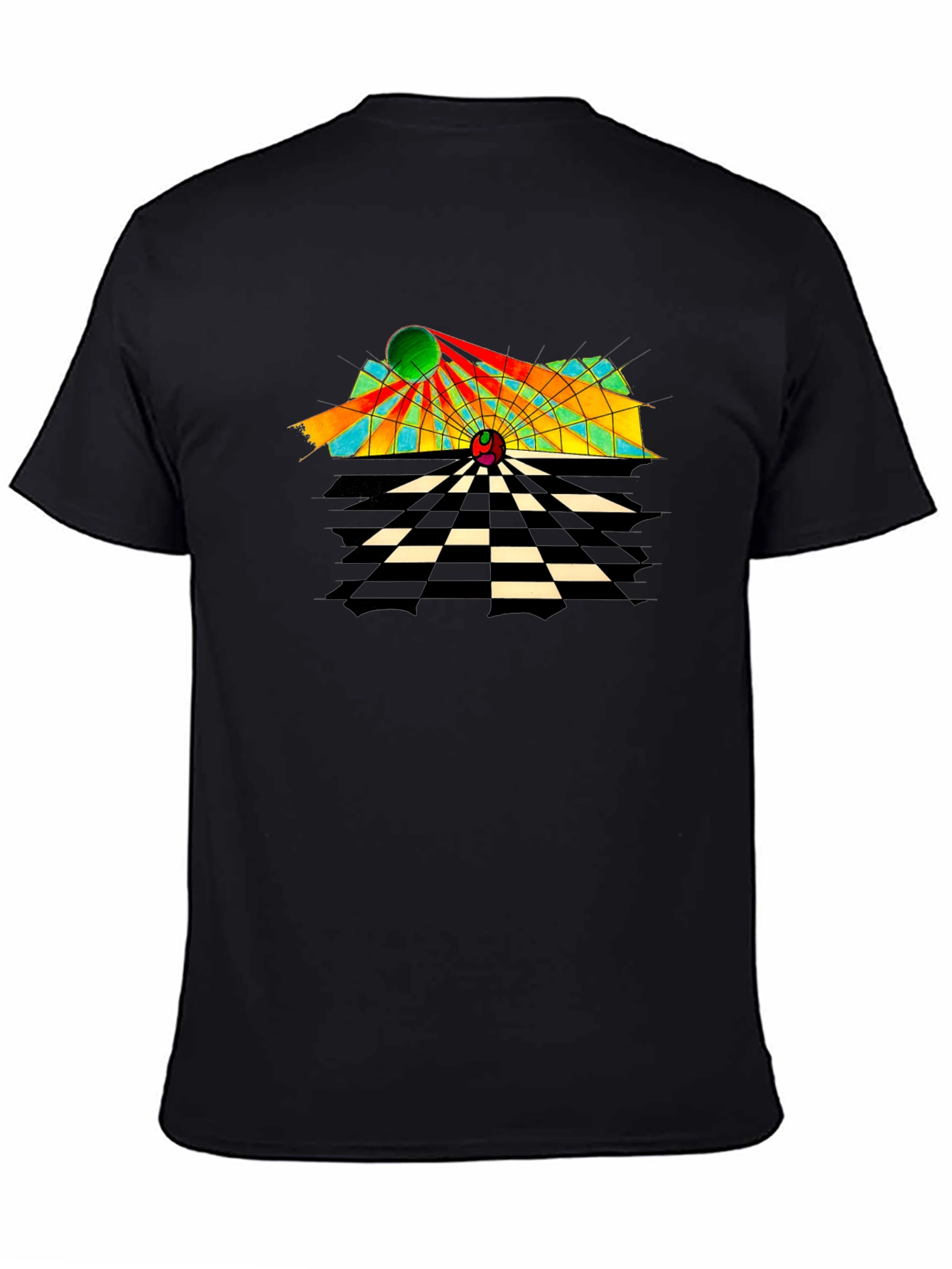 Abstract Geometric T-Shirt - Retro Style Tee
