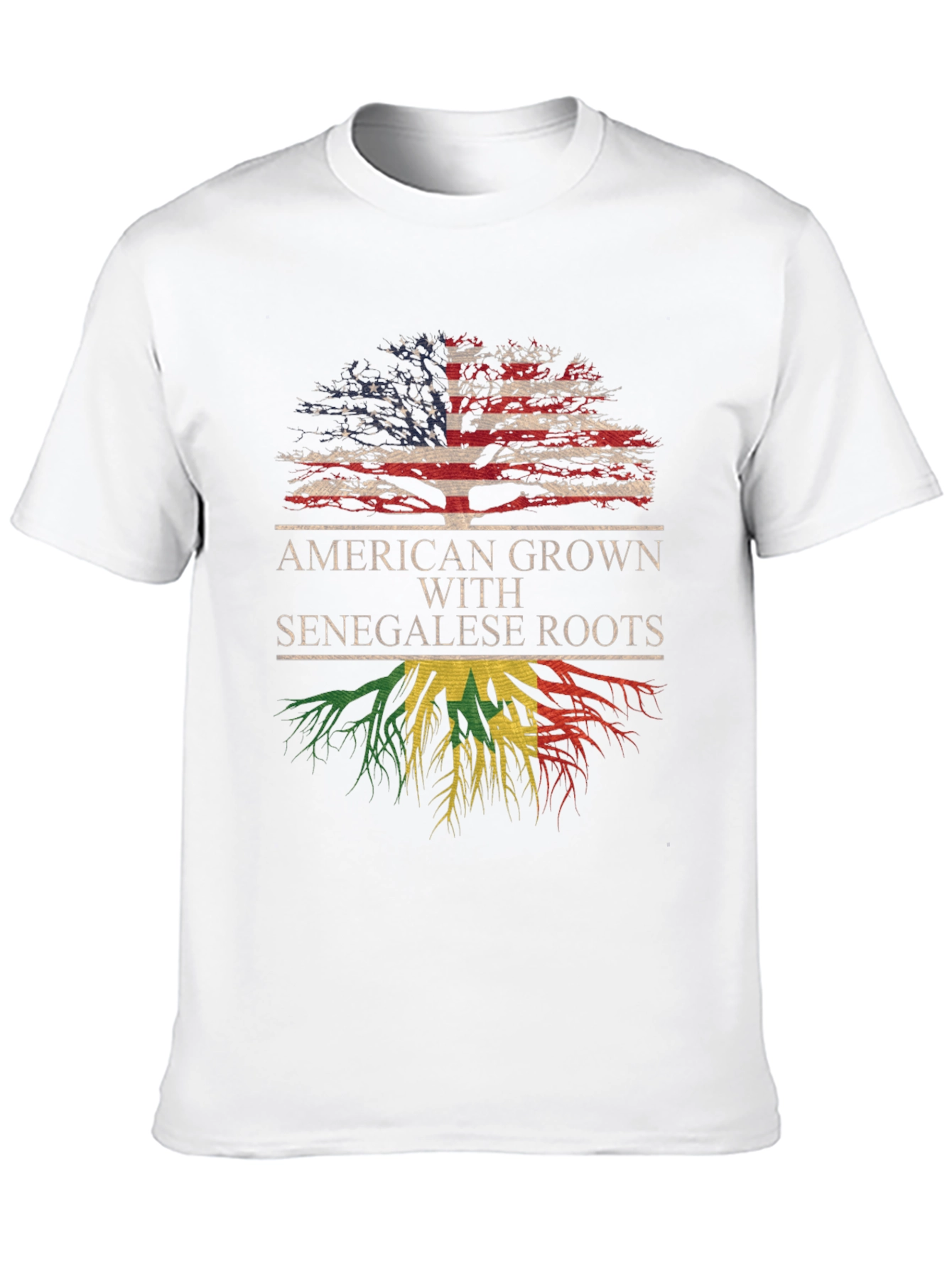 American Grown With Senegalese Roots T-Shirt