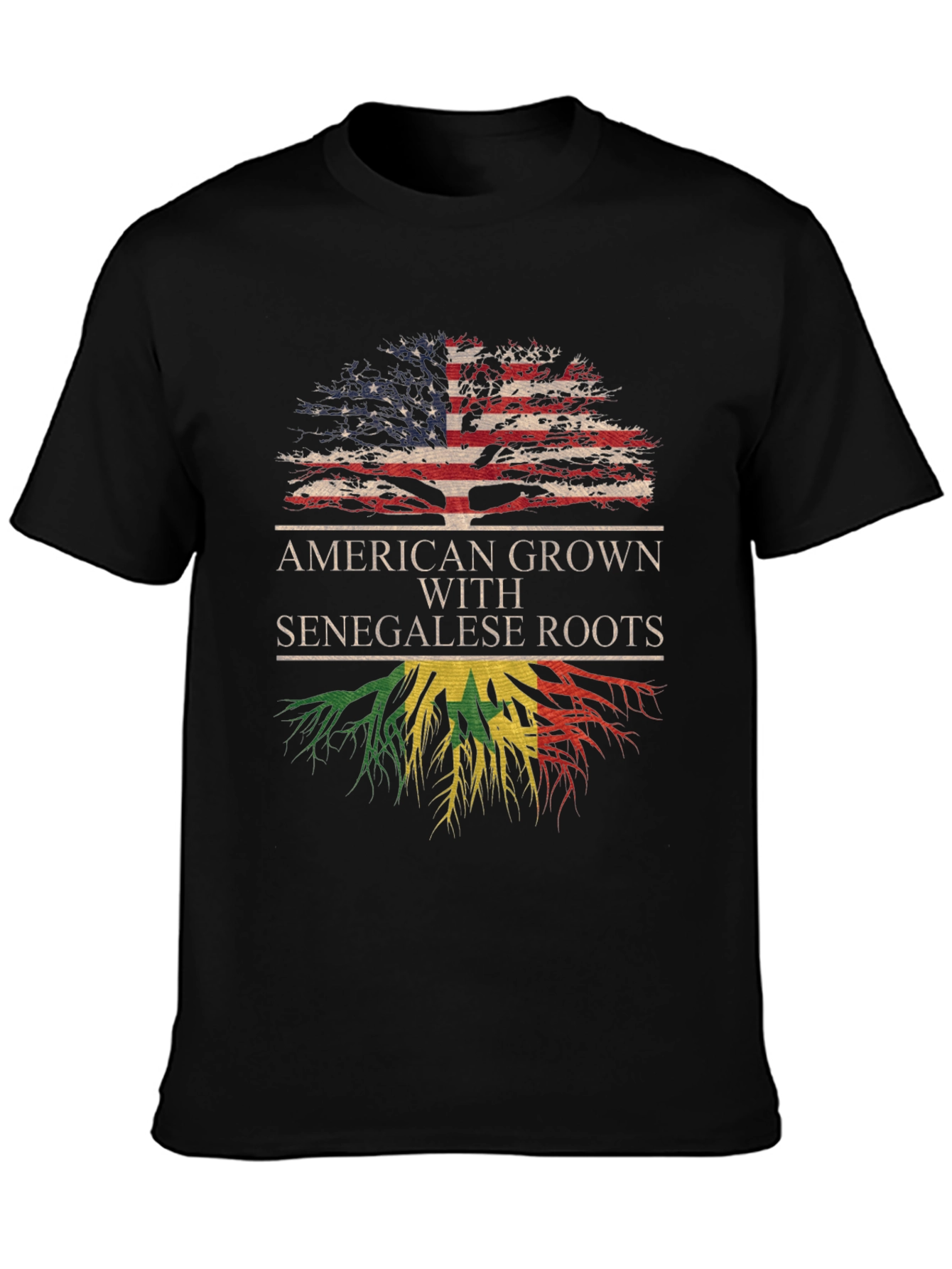 American Grown With Senegalese Roots T-Shirt