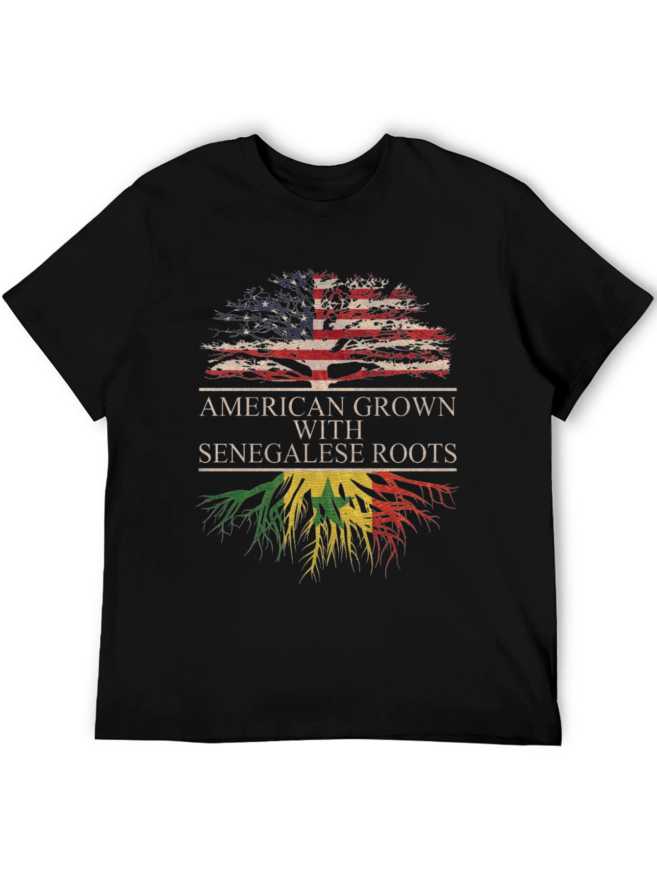 American Grown With Senegalese Roots T-Shirt