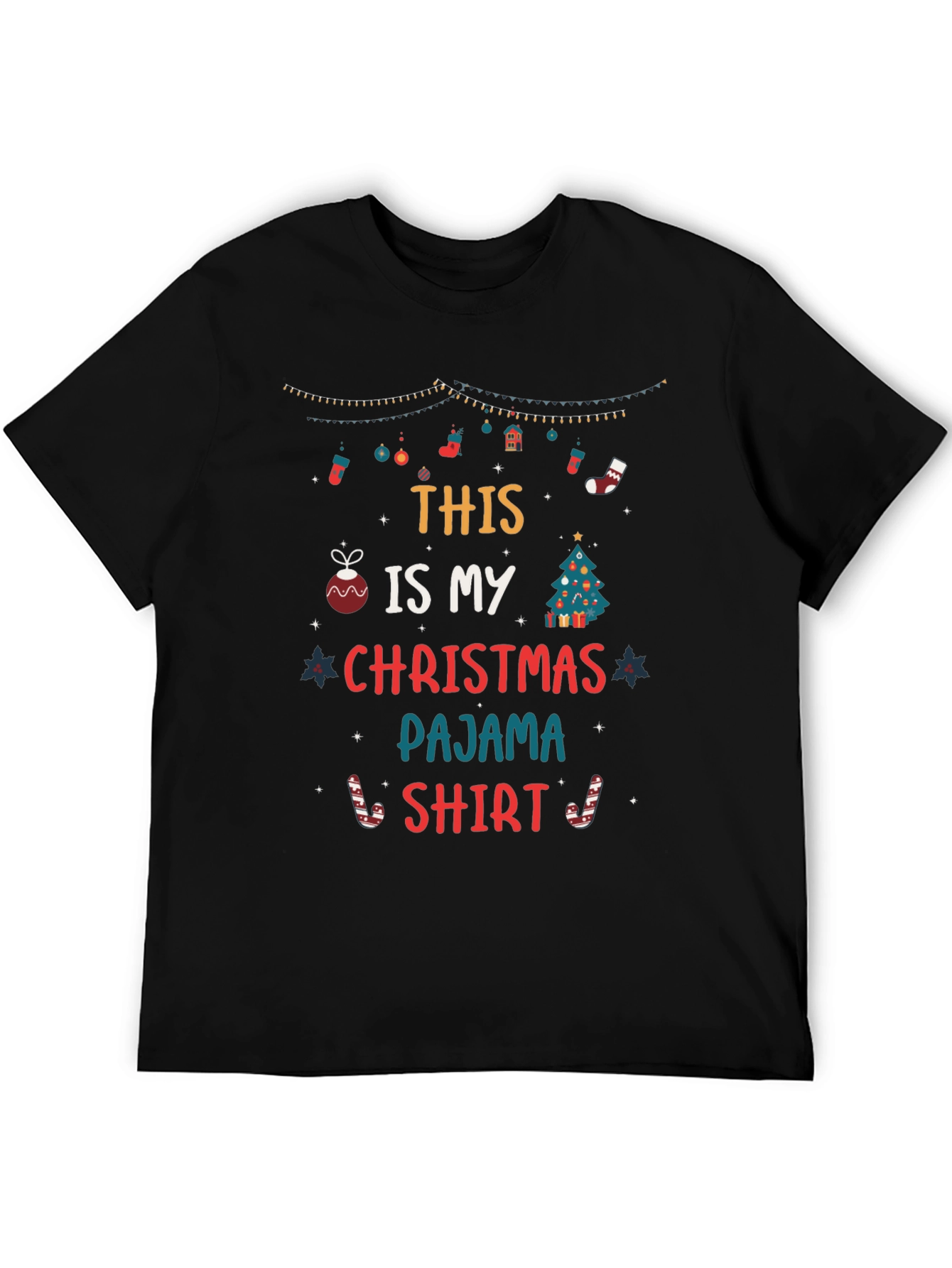 Christmas Pajama T-Shirt - Holiday Apparel
