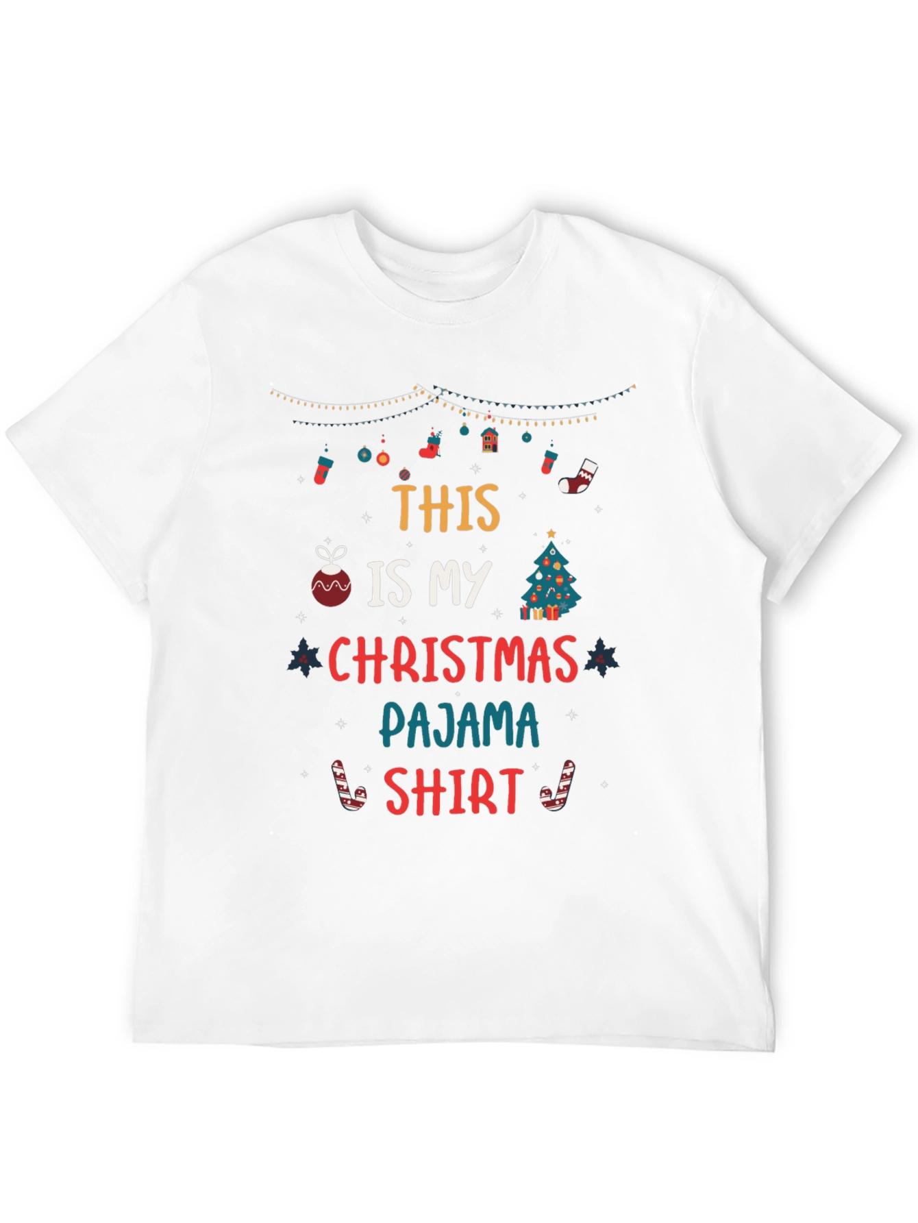 Christmas Pajama T-Shirt - Holiday Apparel