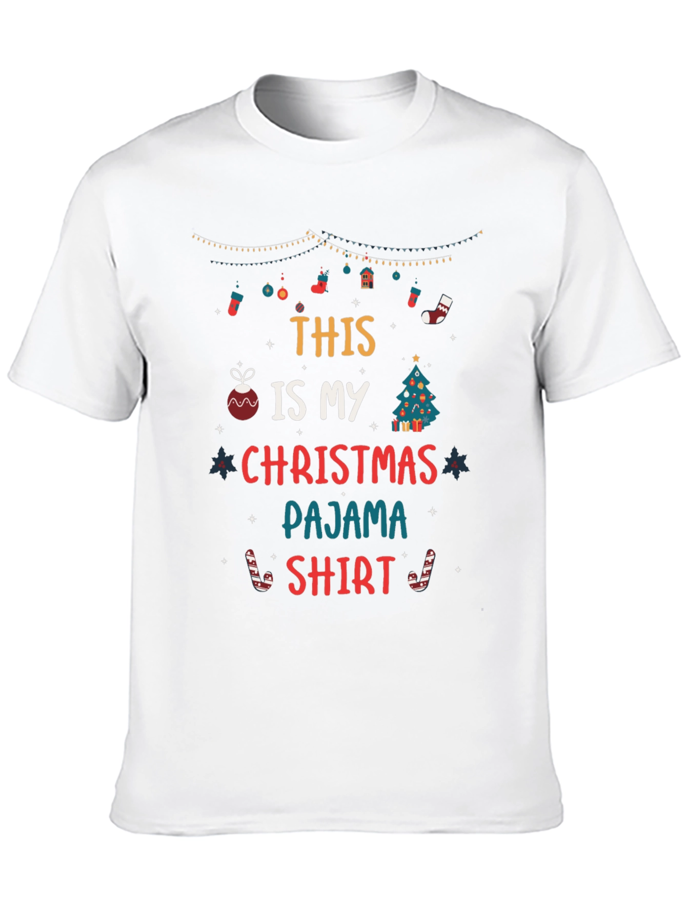 Christmas Pajama T-Shirt - Holiday Apparel