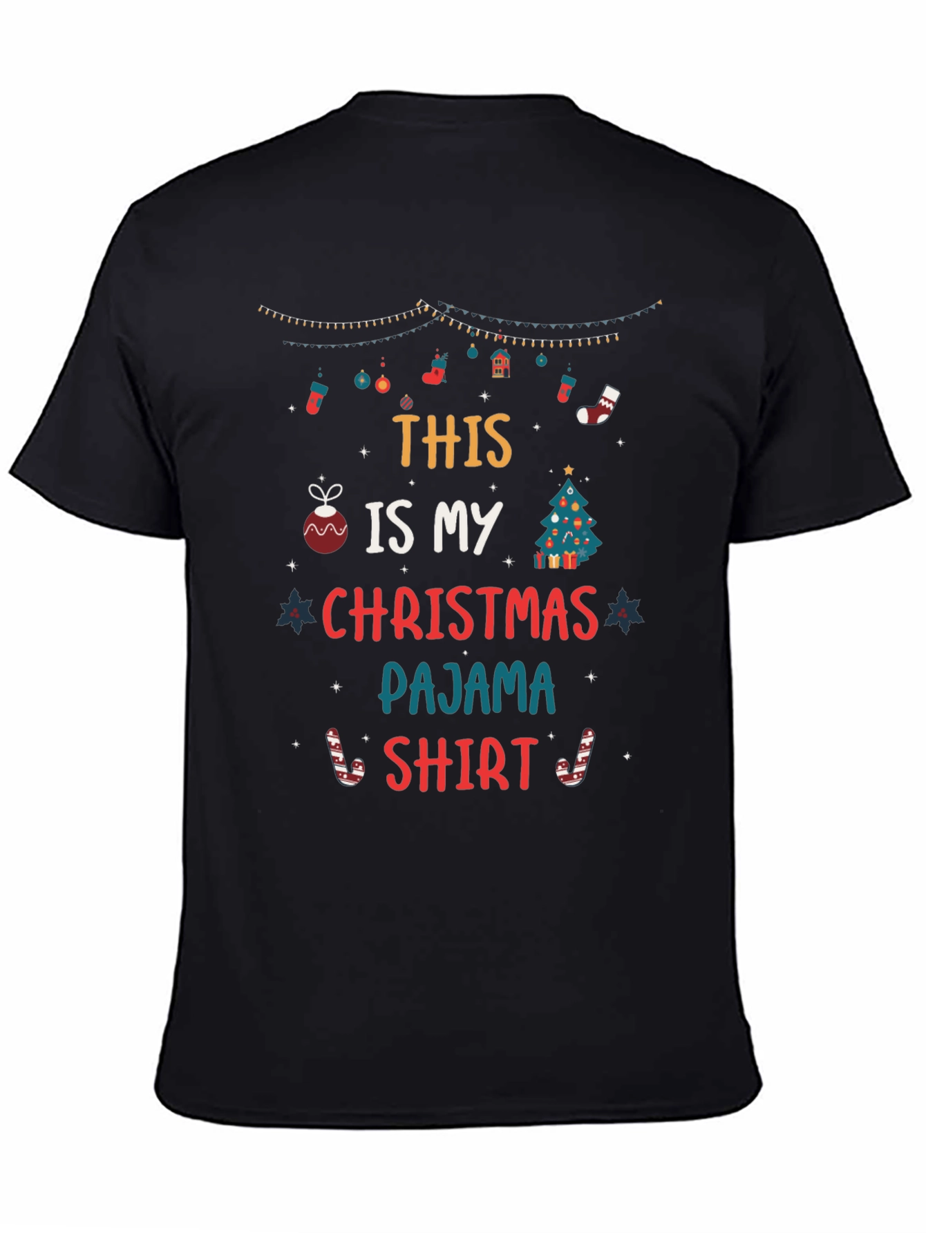 Christmas Pajama T-Shirt - Holiday Apparel
