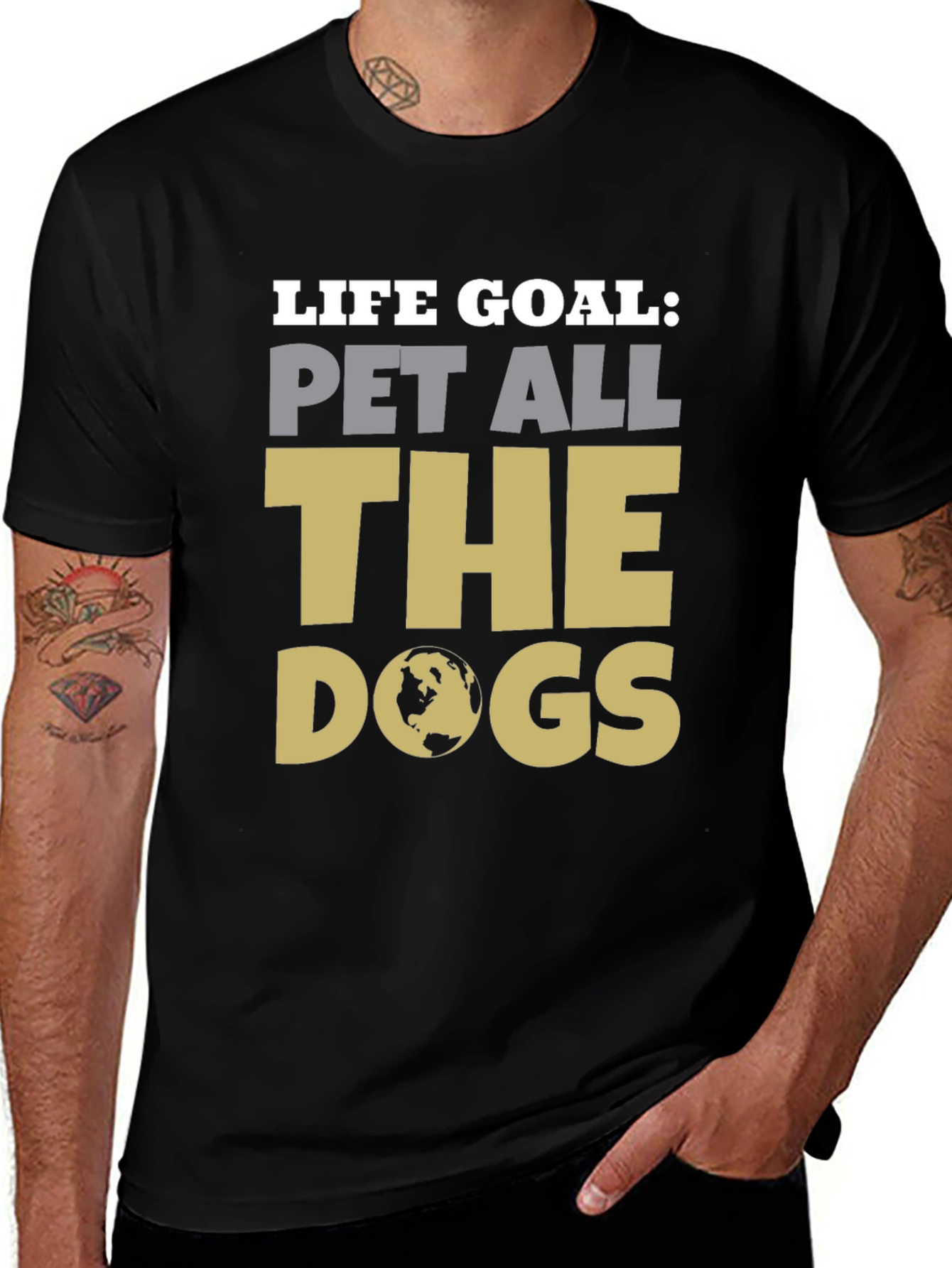 Life Goal Pet All the Dogs Graphic Tee