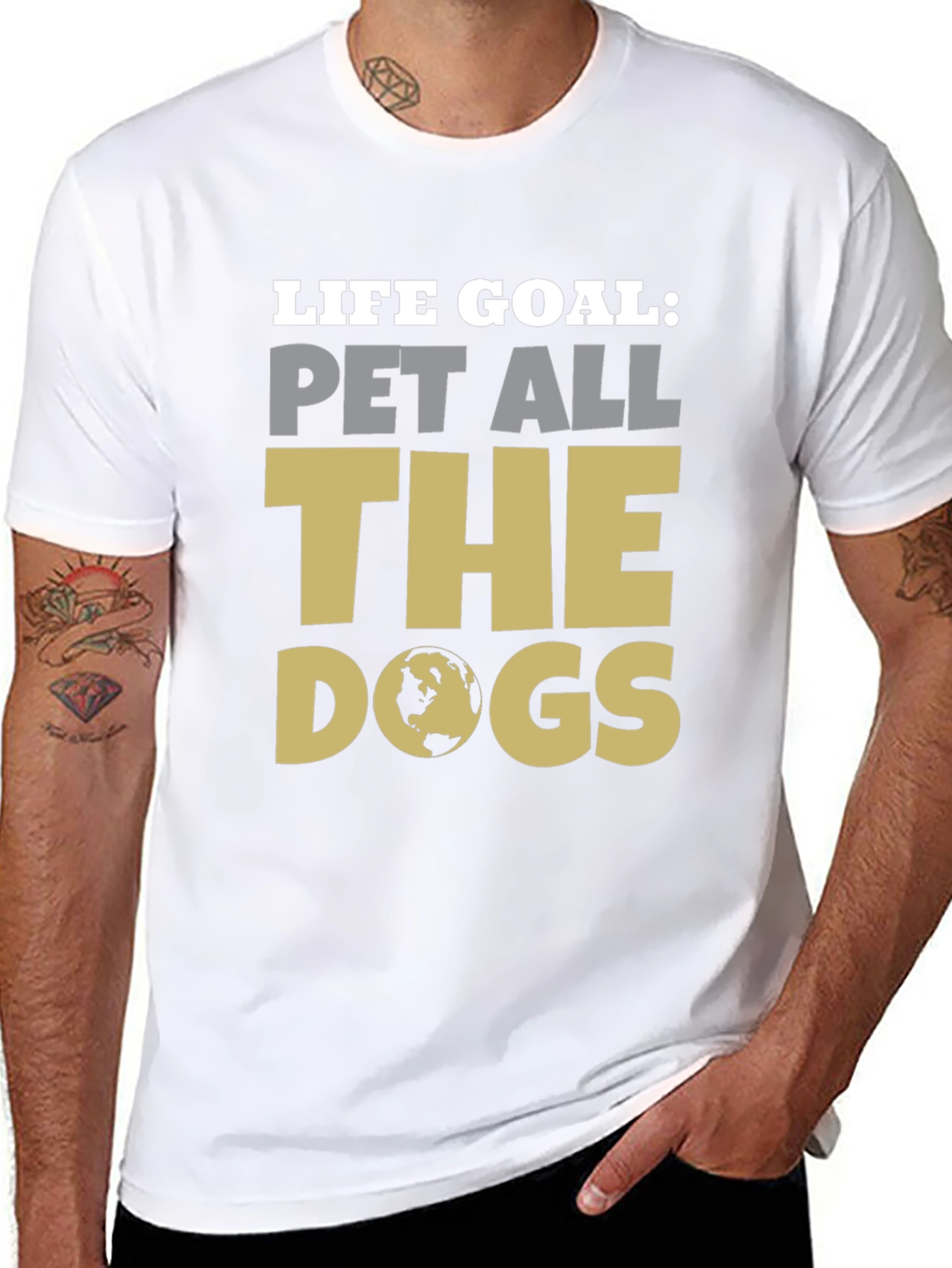 Life Goal Pet All the Dogs Graphic Tee