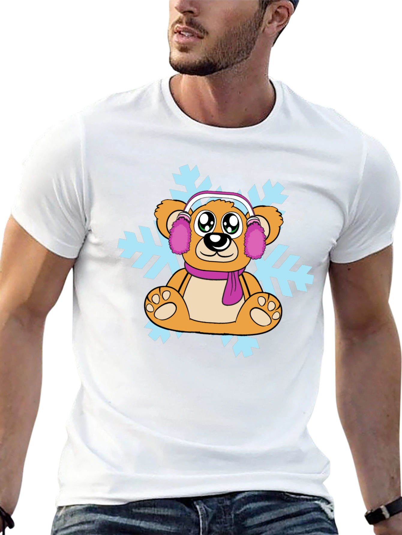 Winter Bear Graphic T-Shirt