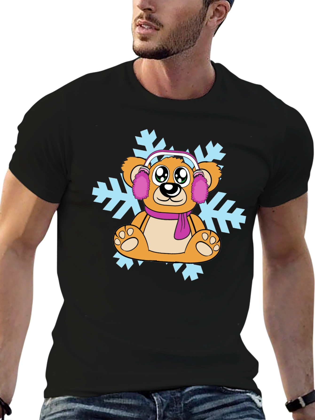 Winter Bear Graphic T-Shirt