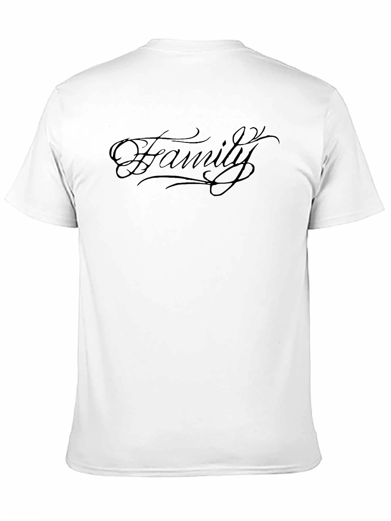 Family Script Black Graphic Tee