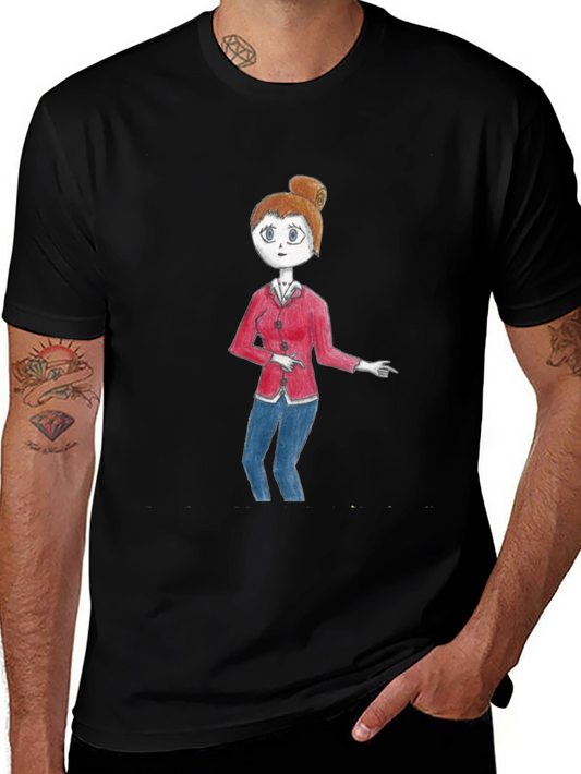 Cartoon Woman T-Shirt