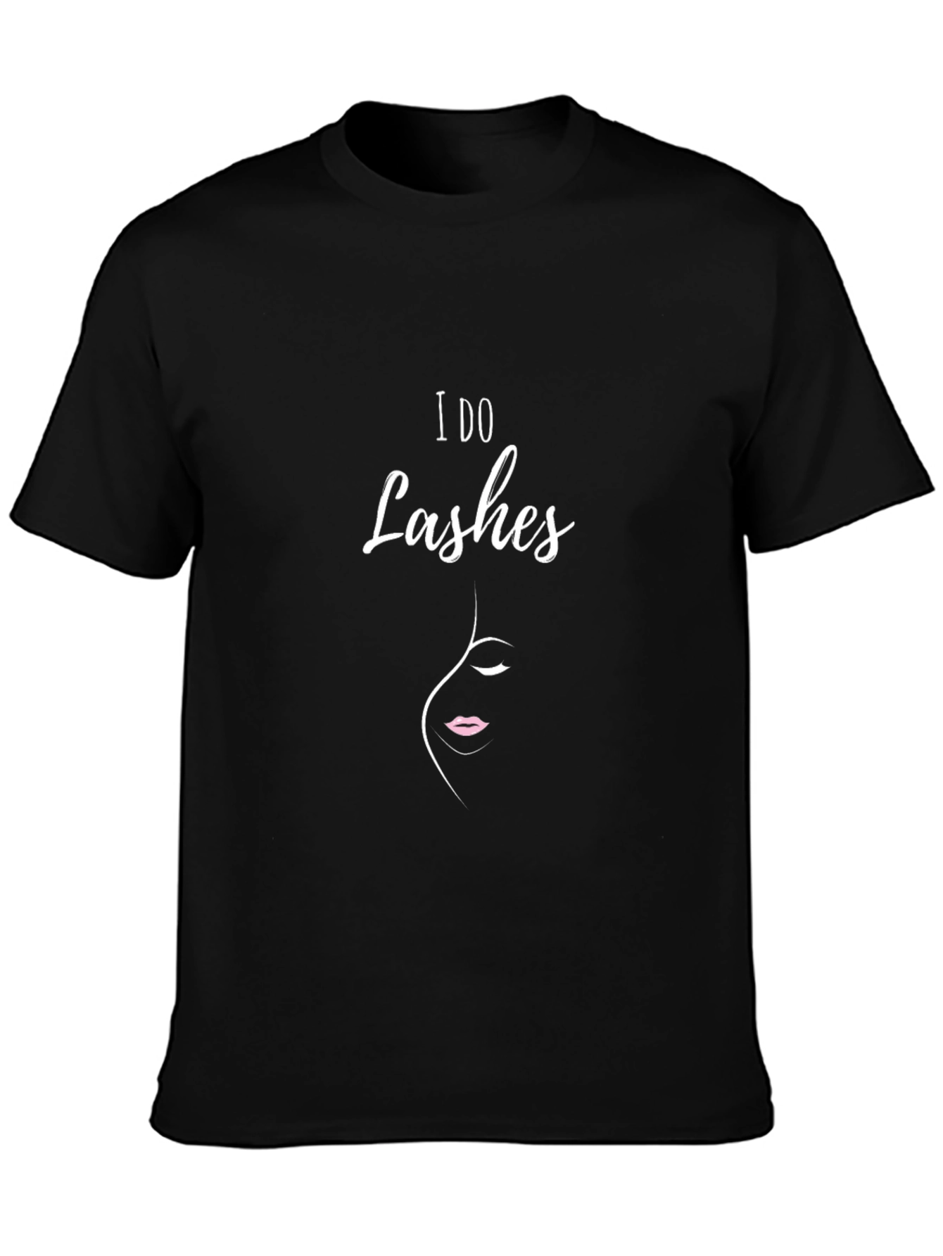 I Do Lashes Graphic Tee - Black