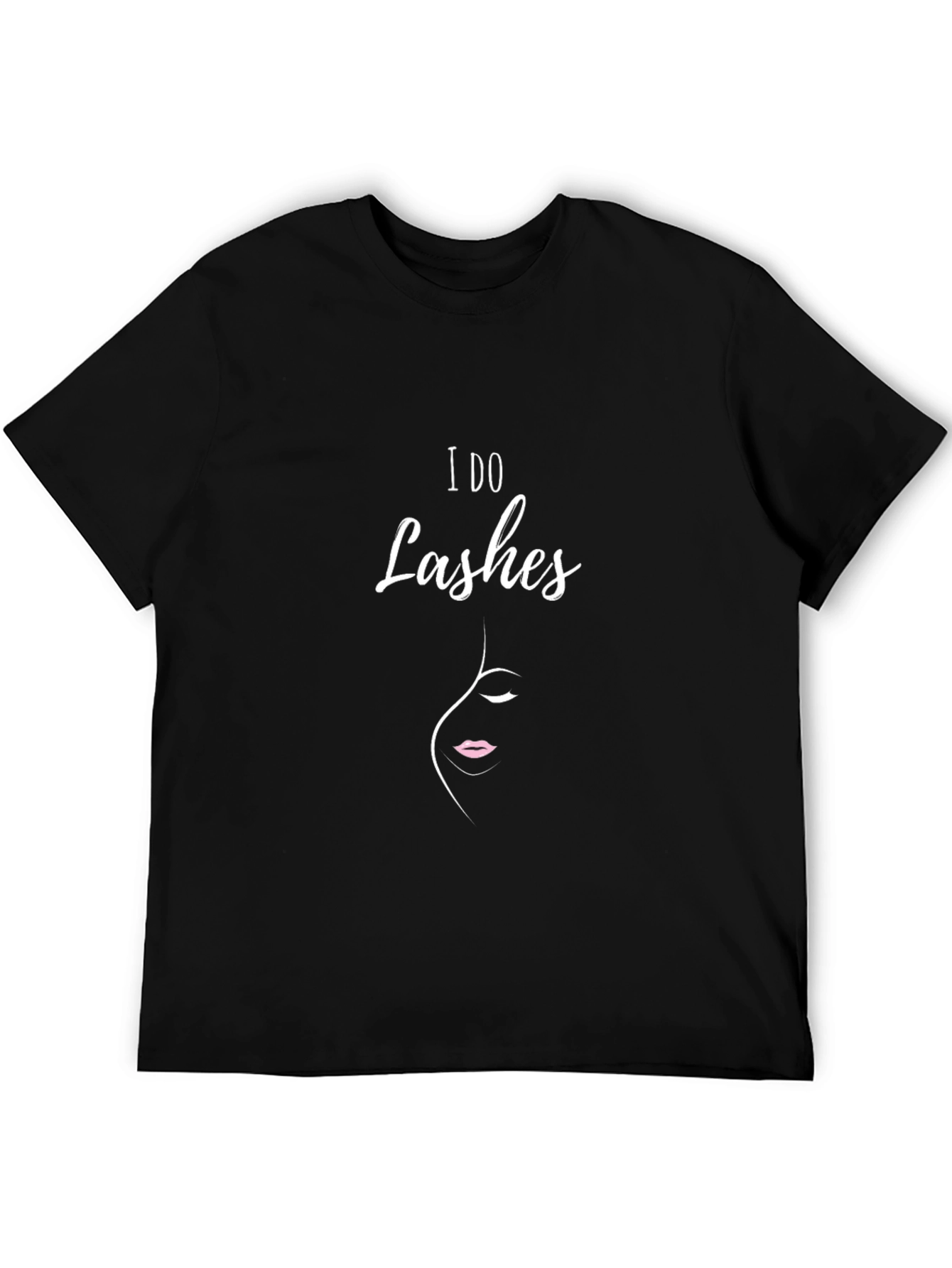 I Do Lashes Graphic Tee - Black