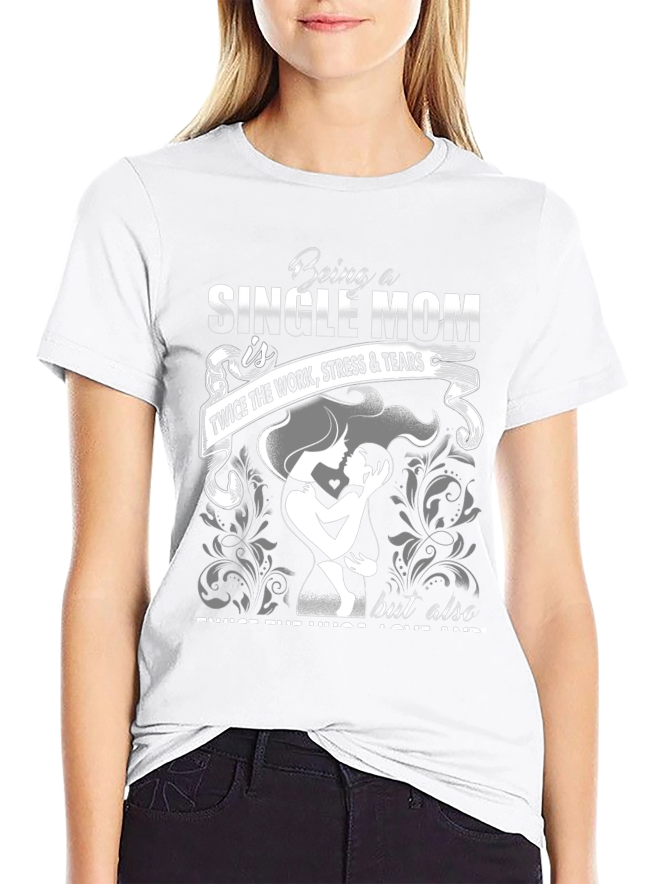 Single Mom Graphic Tee - Twice the Love