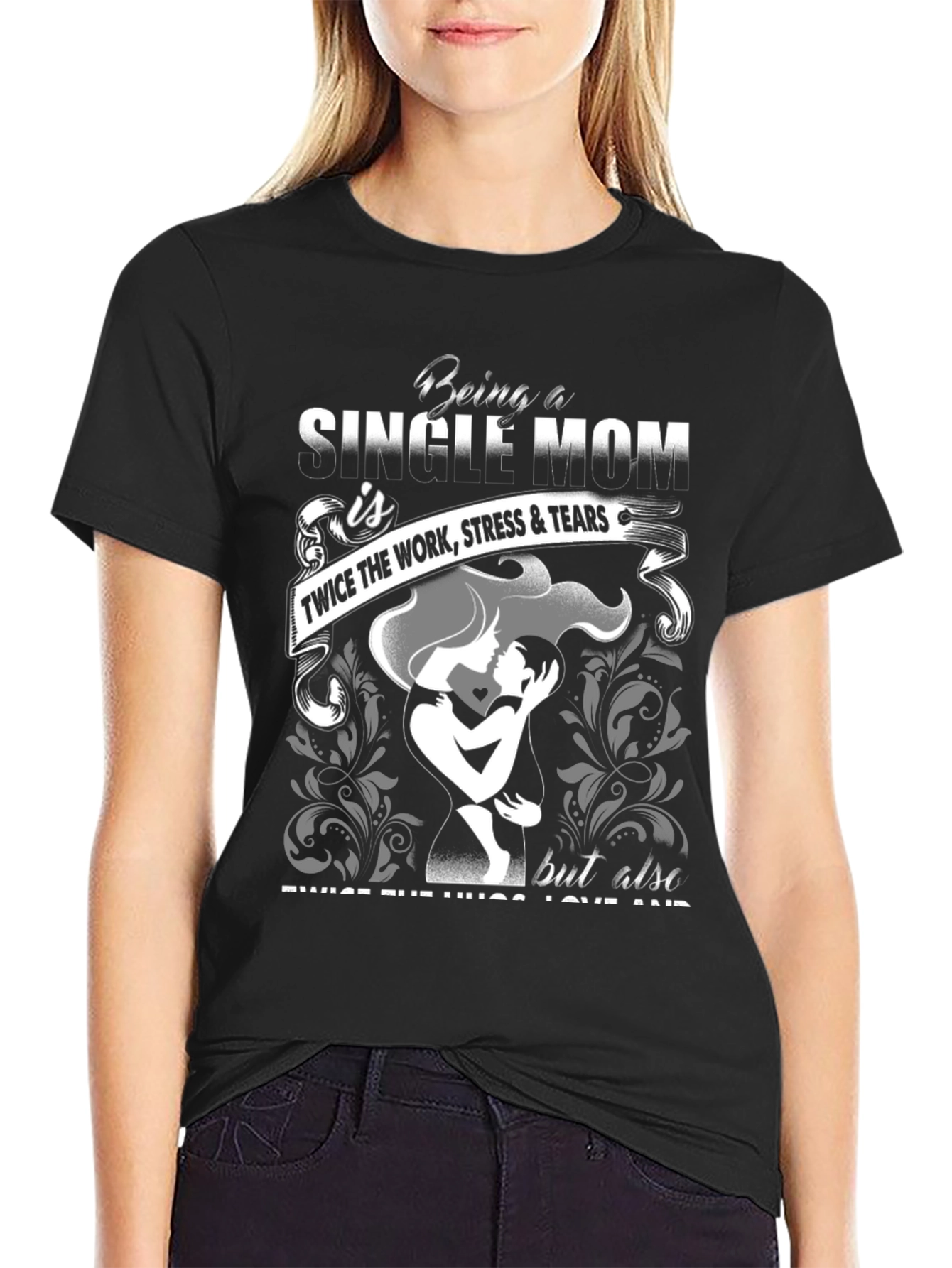 Single Mom Graphic Tee - Twice the Love